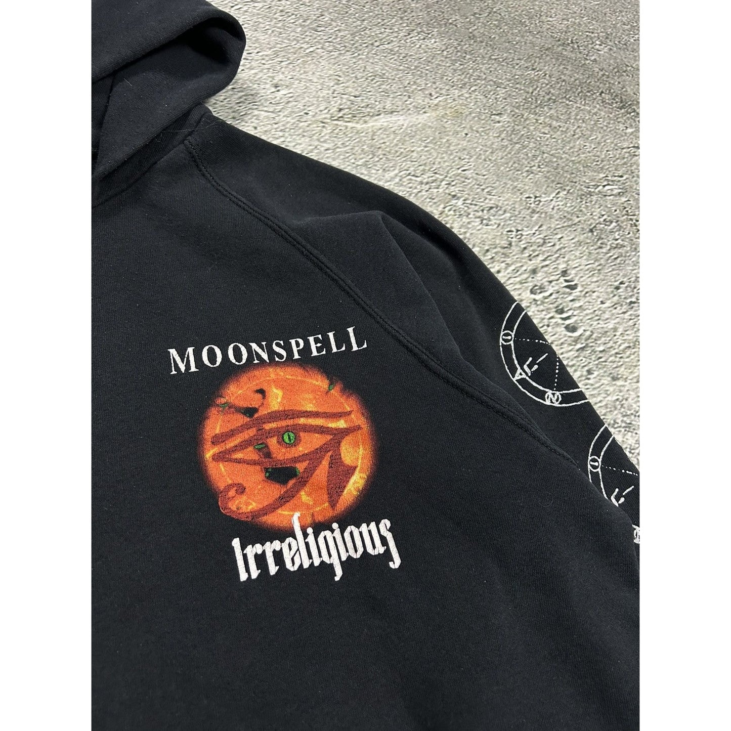 Vintage 90s Moonspell irreligious hoodie Big logo size XL