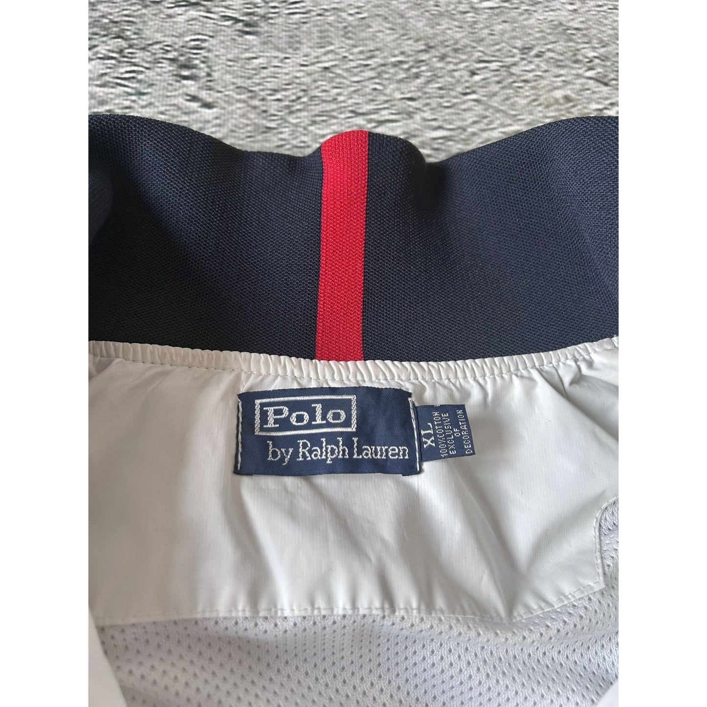 Chief Keef Polo Ralph Lauren bomber jacket England white