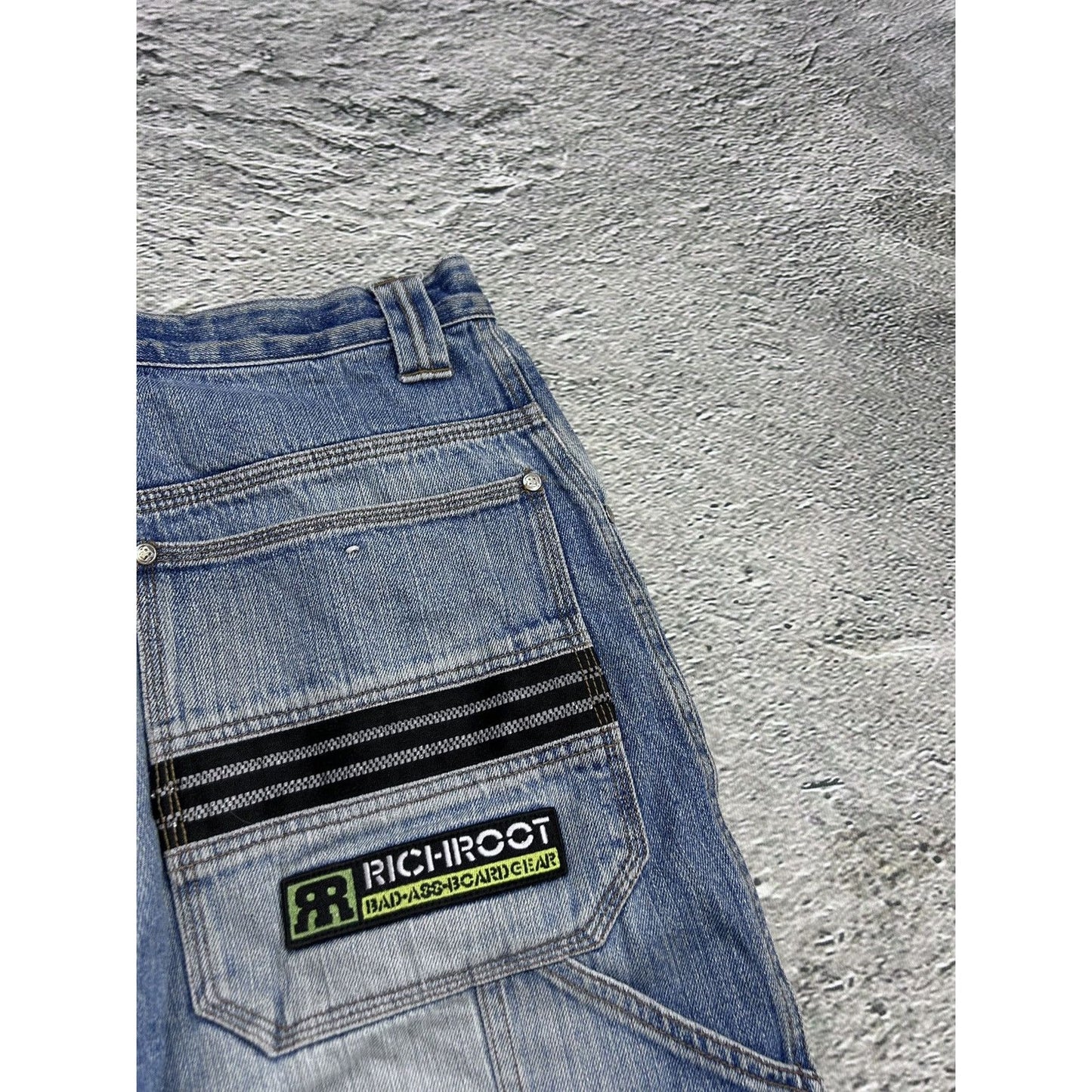 Pelle Pelle vintage blue jeans Richroot Y2K baggy denim