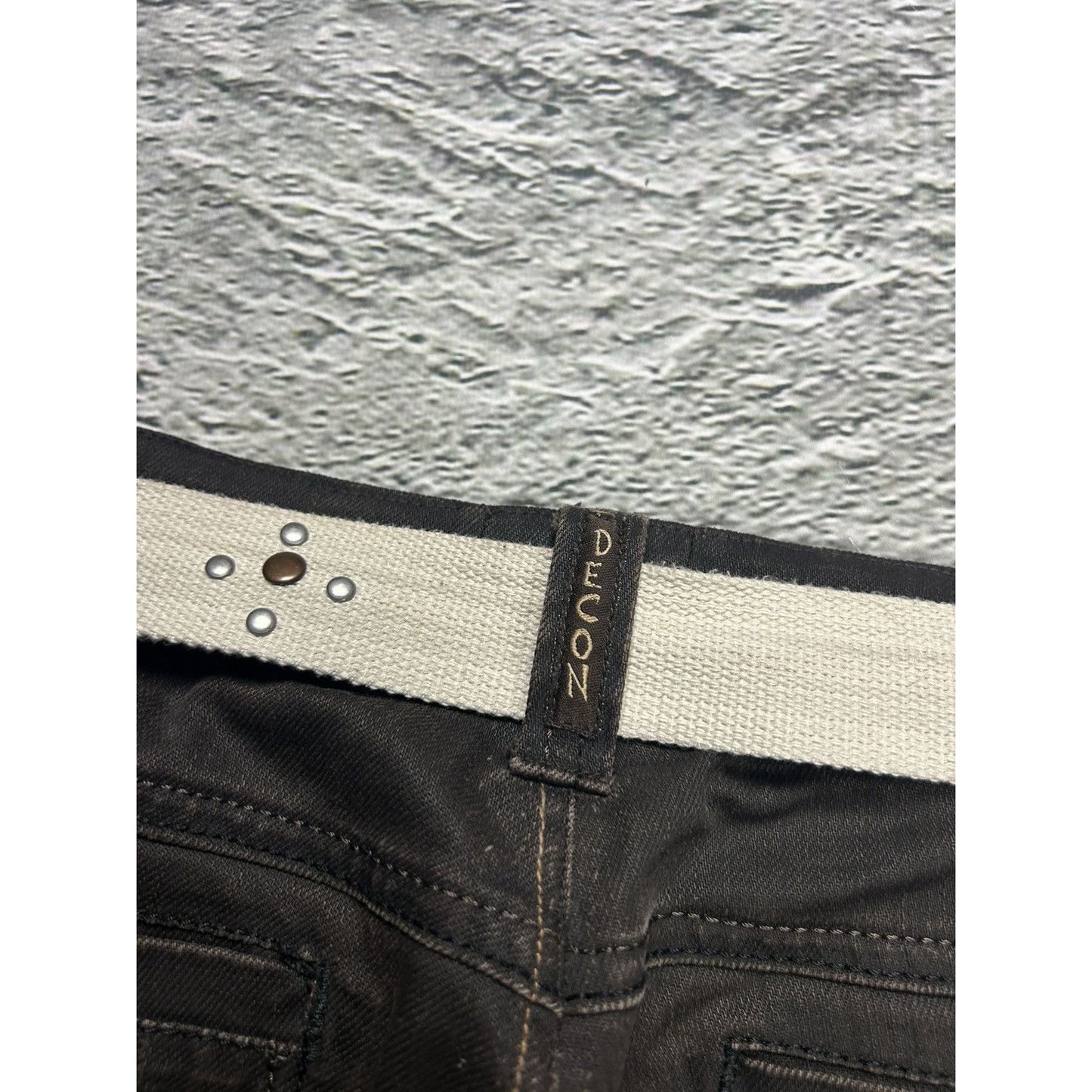 Y2K jeans flared brown cargo