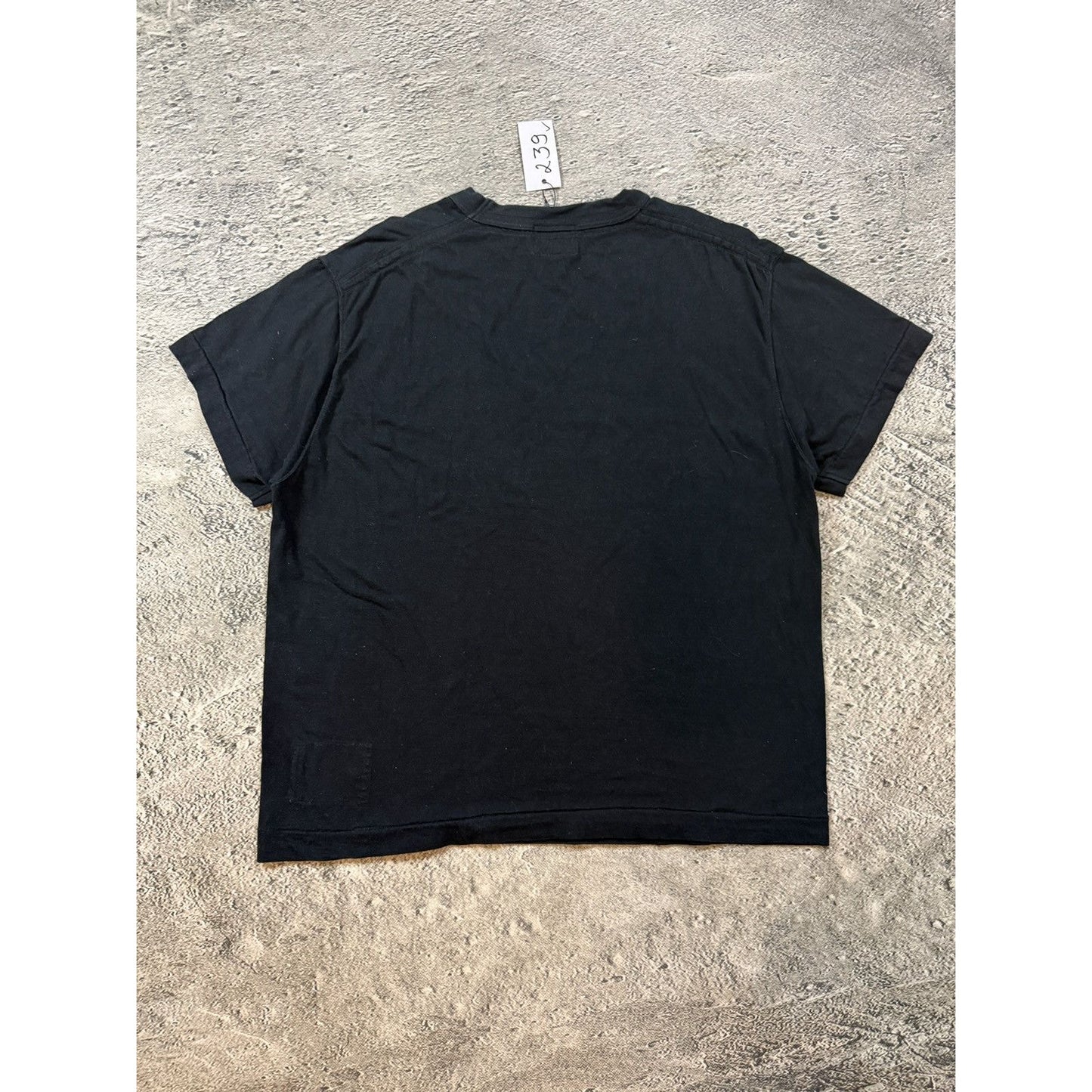 Evisu plain black t-shirt vintage basic
