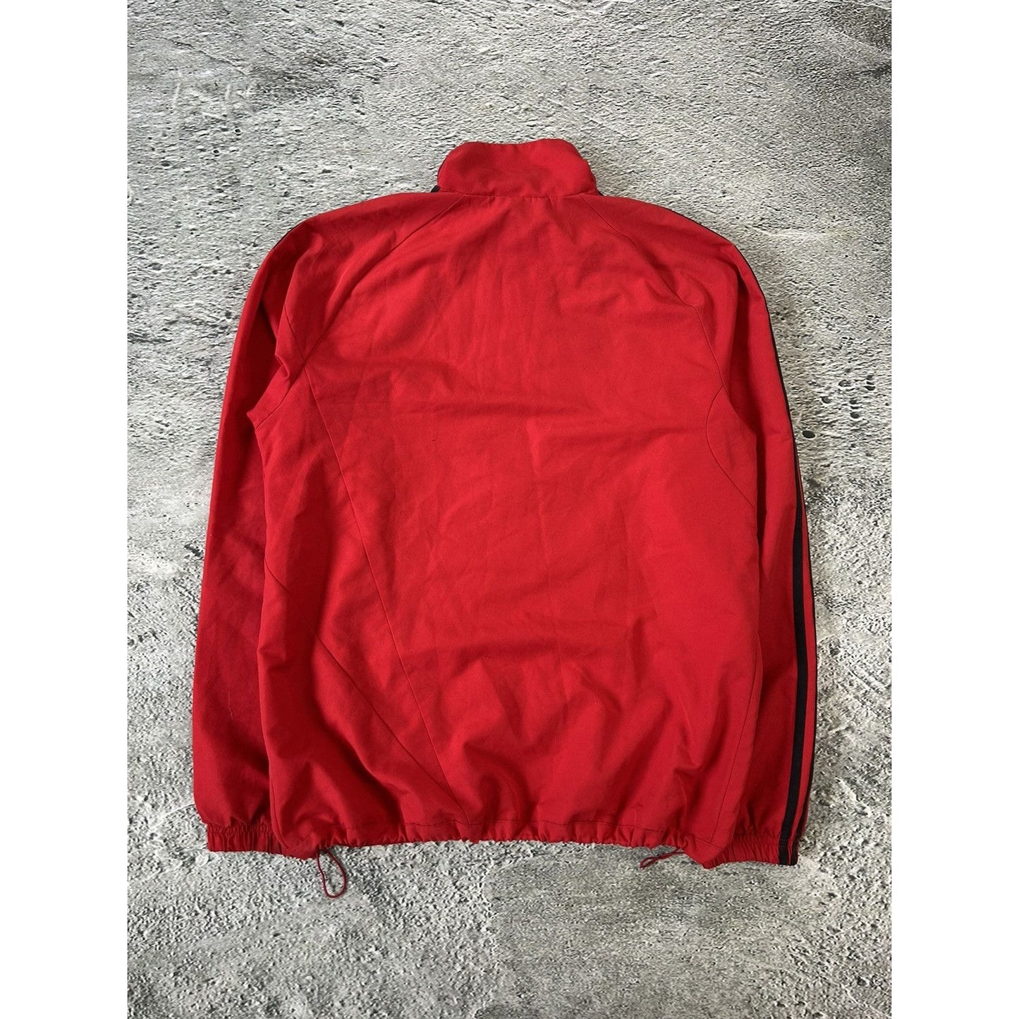 Adidas AC Milan track jacket 2009 vintage red Y2K nylon zip