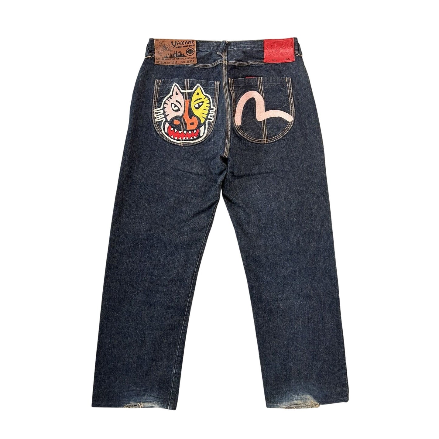 Evisu Yamane jeans vintage Japanese selvedge denim pants