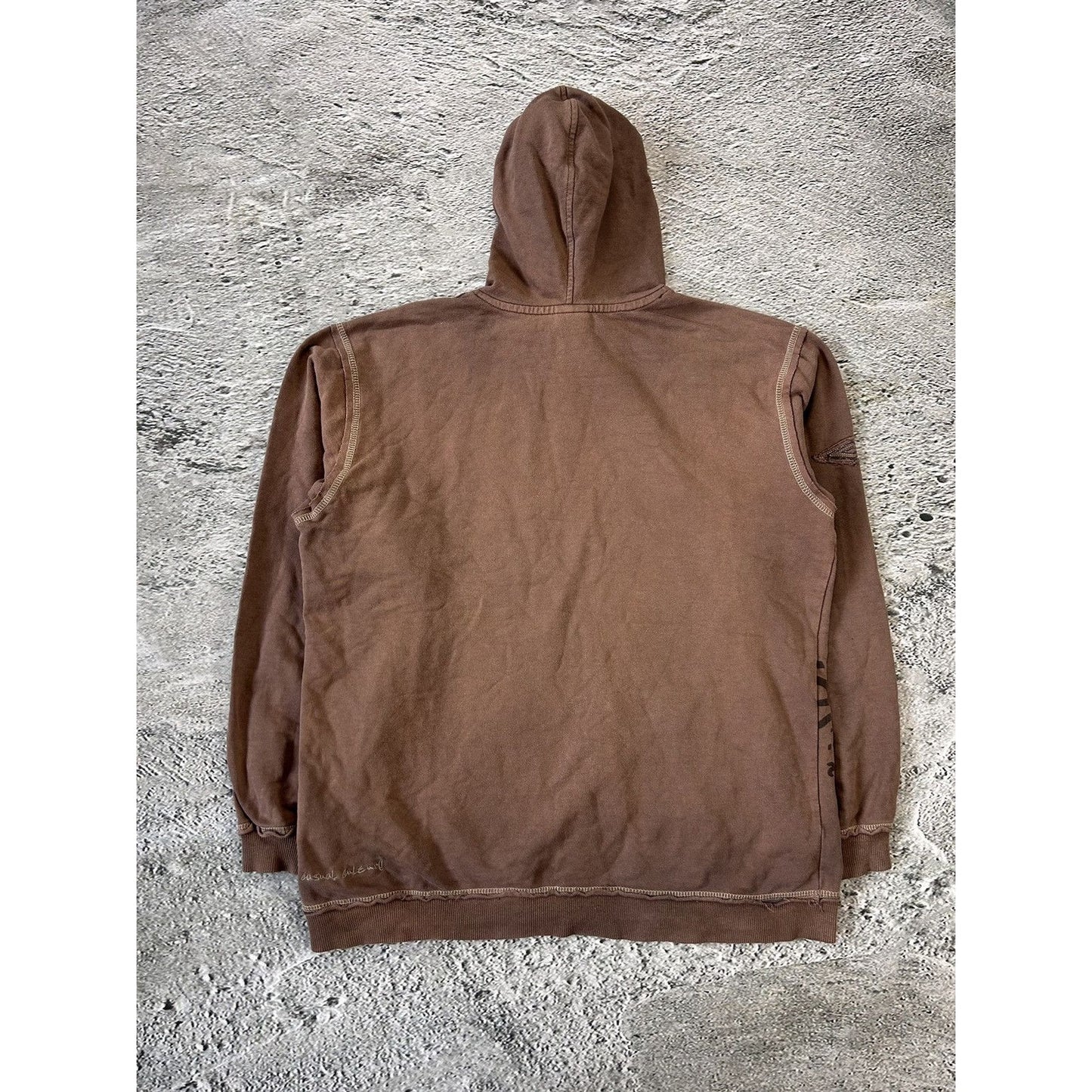 Umbro vintage hoodie Y2K Brown big logo