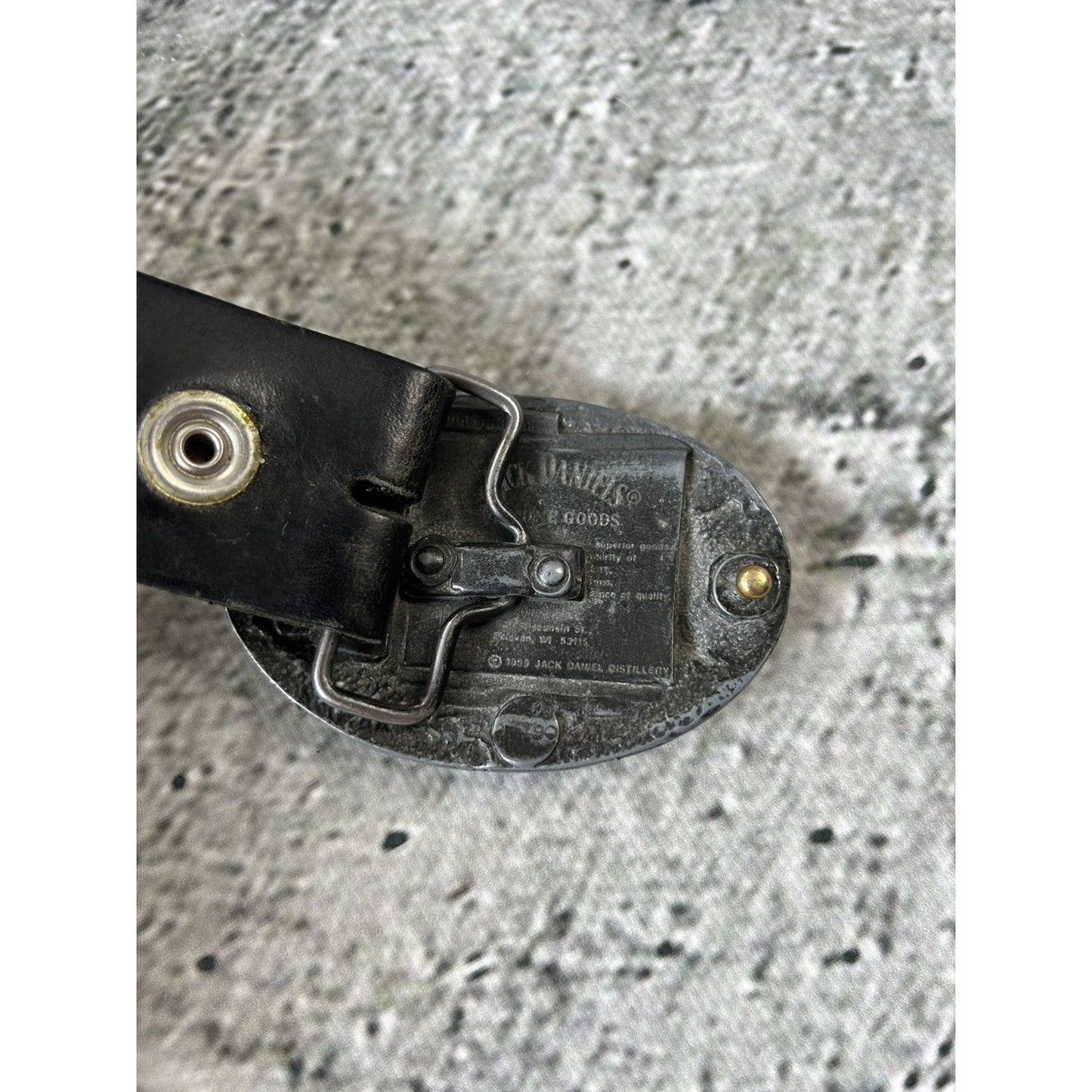 Jack Daniels belt vintage big buckle