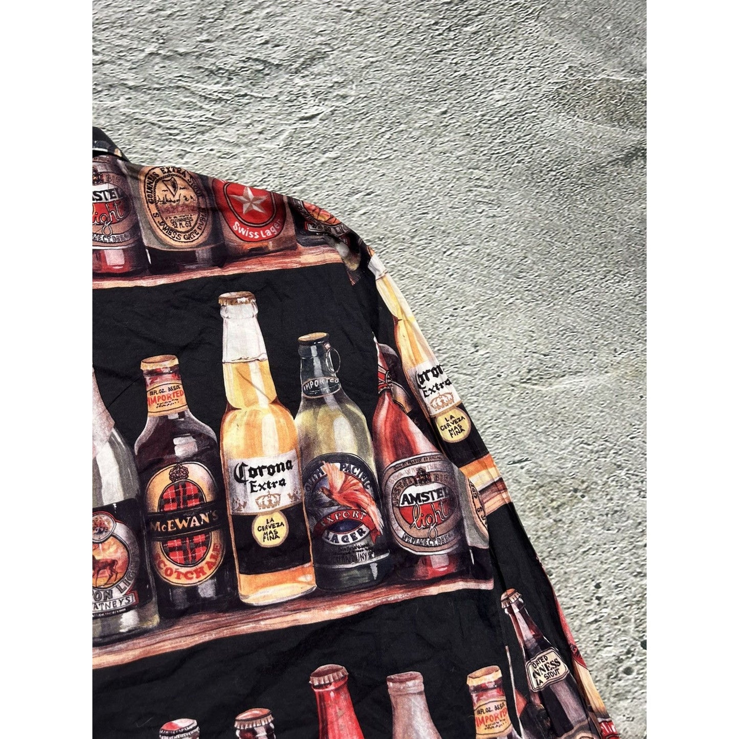 Angelo Litrico Beer Shirt full print longsleeve button-up