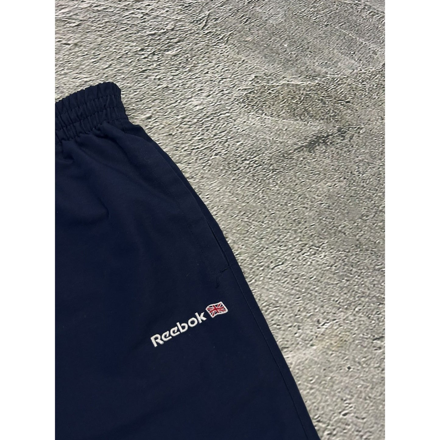 Reebok vintage track suit navy track pants nylon UK