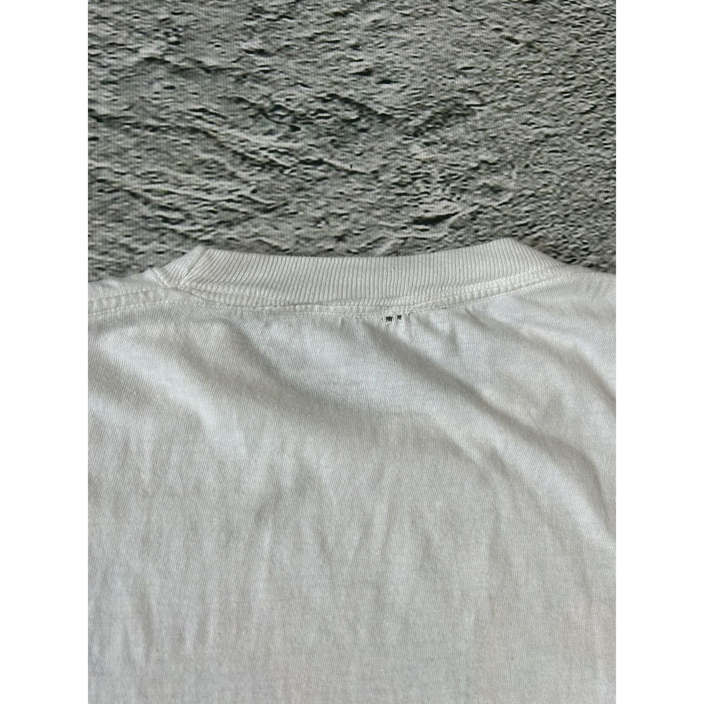 Vintage 90s T-shirt Fuck Iraq Saddam Hussain white Gunox