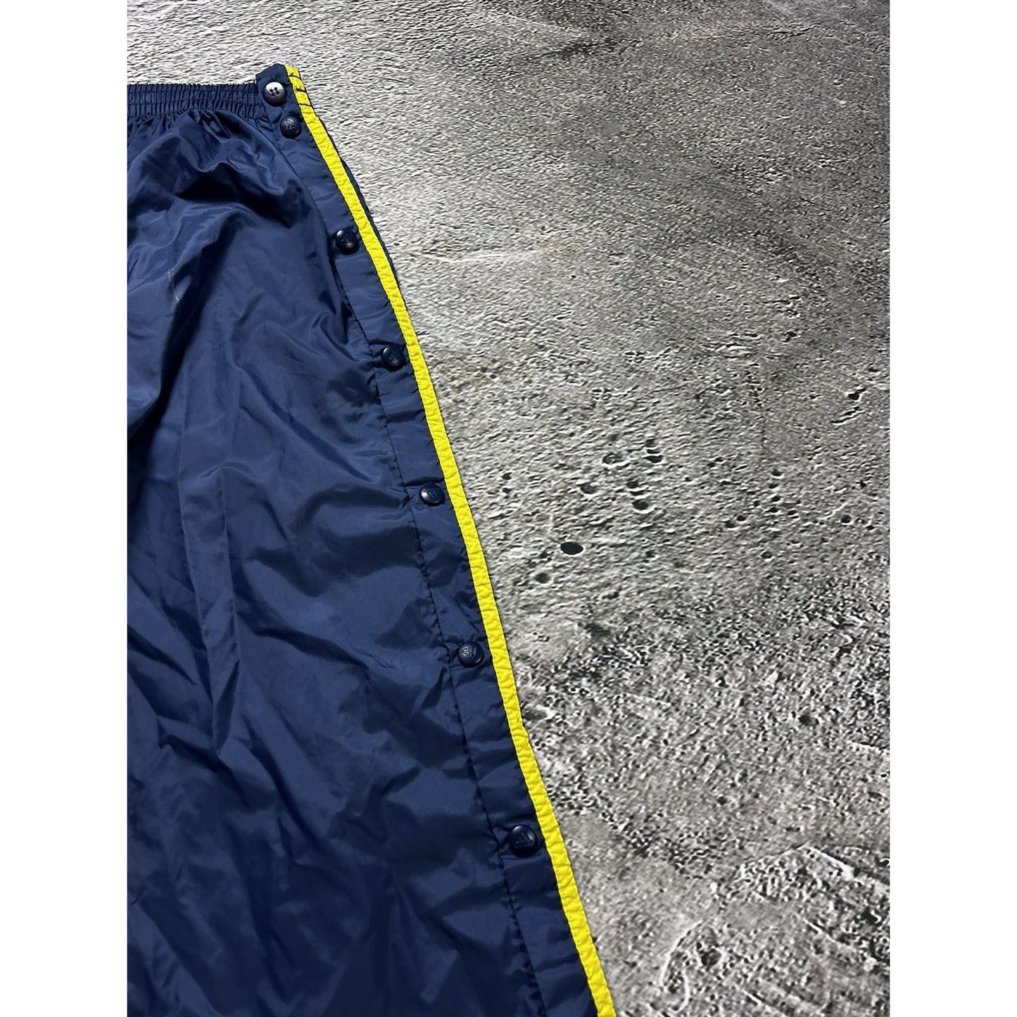 Adidas vintage Navy nylon track pants 2000s