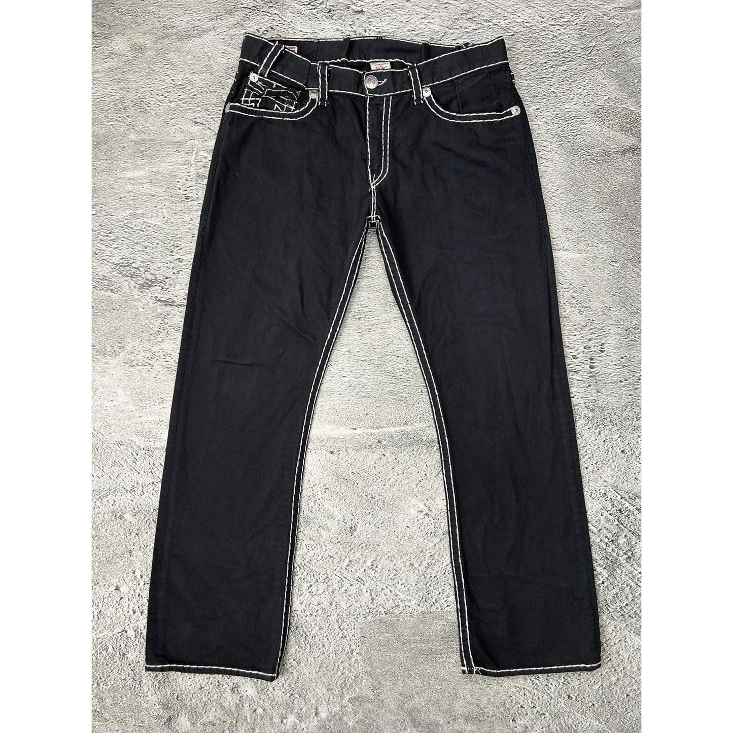 True Religion vintage black jeans denim pants Y2K Ricky