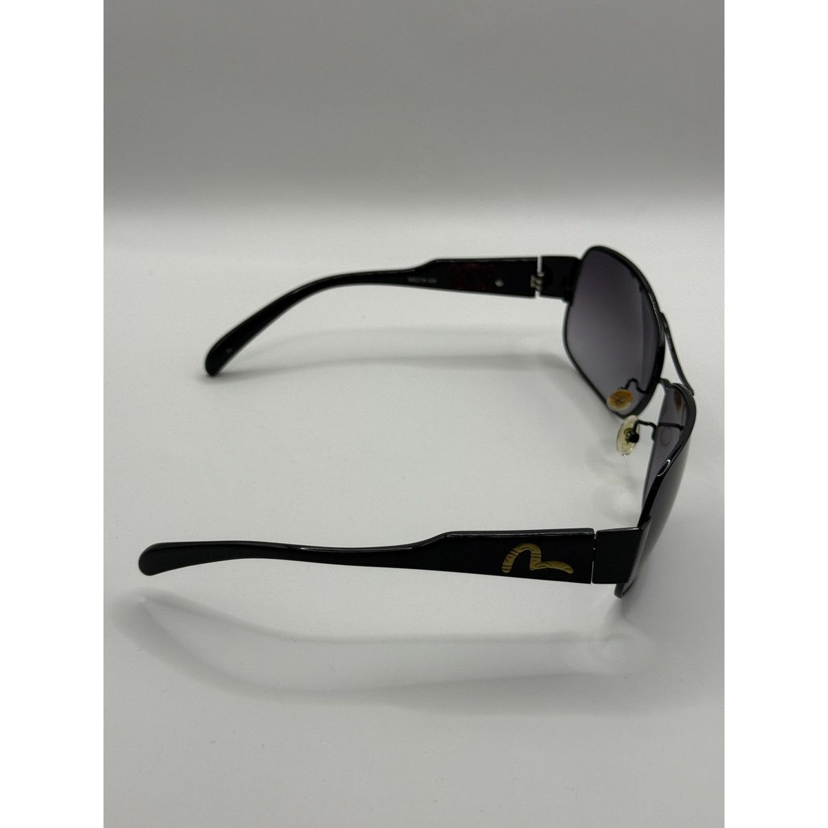 Evisu Sunglasses aviator black logo
