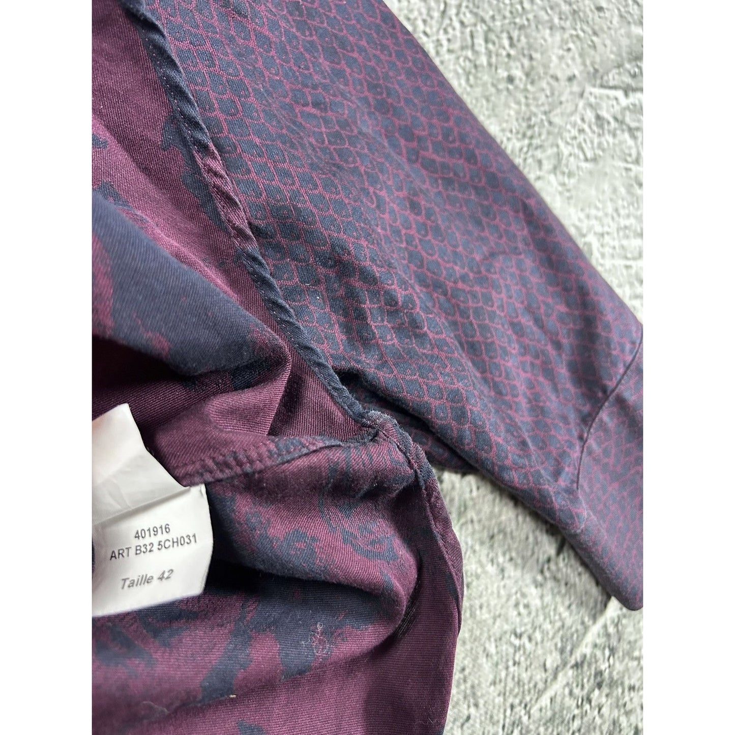 Kenzo shirt purple button-up