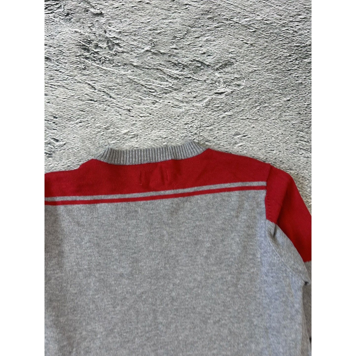 Diesel vintage sweater grey red Y2K big logo