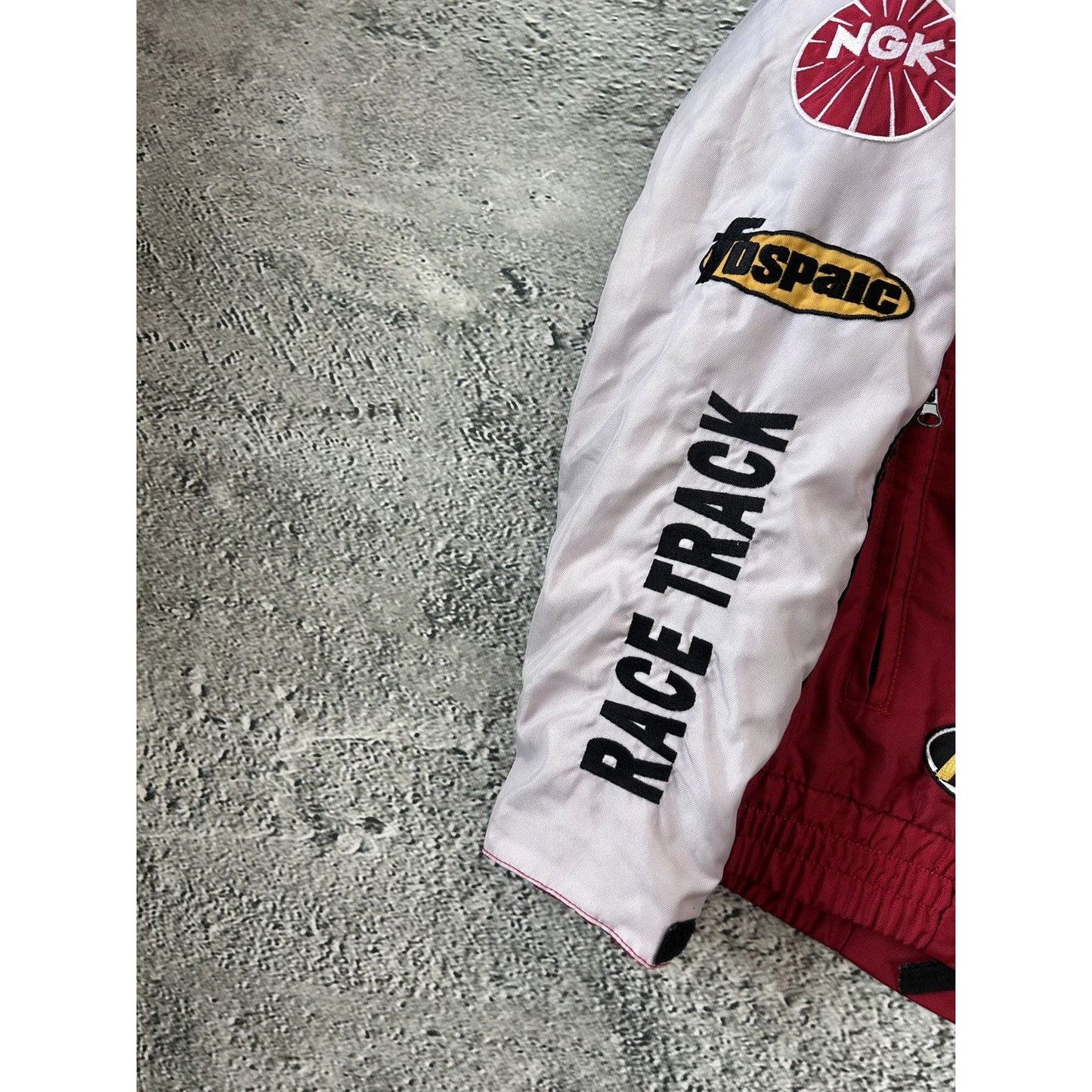 Speed Freak Racing Jacket vintage bomber jacket red