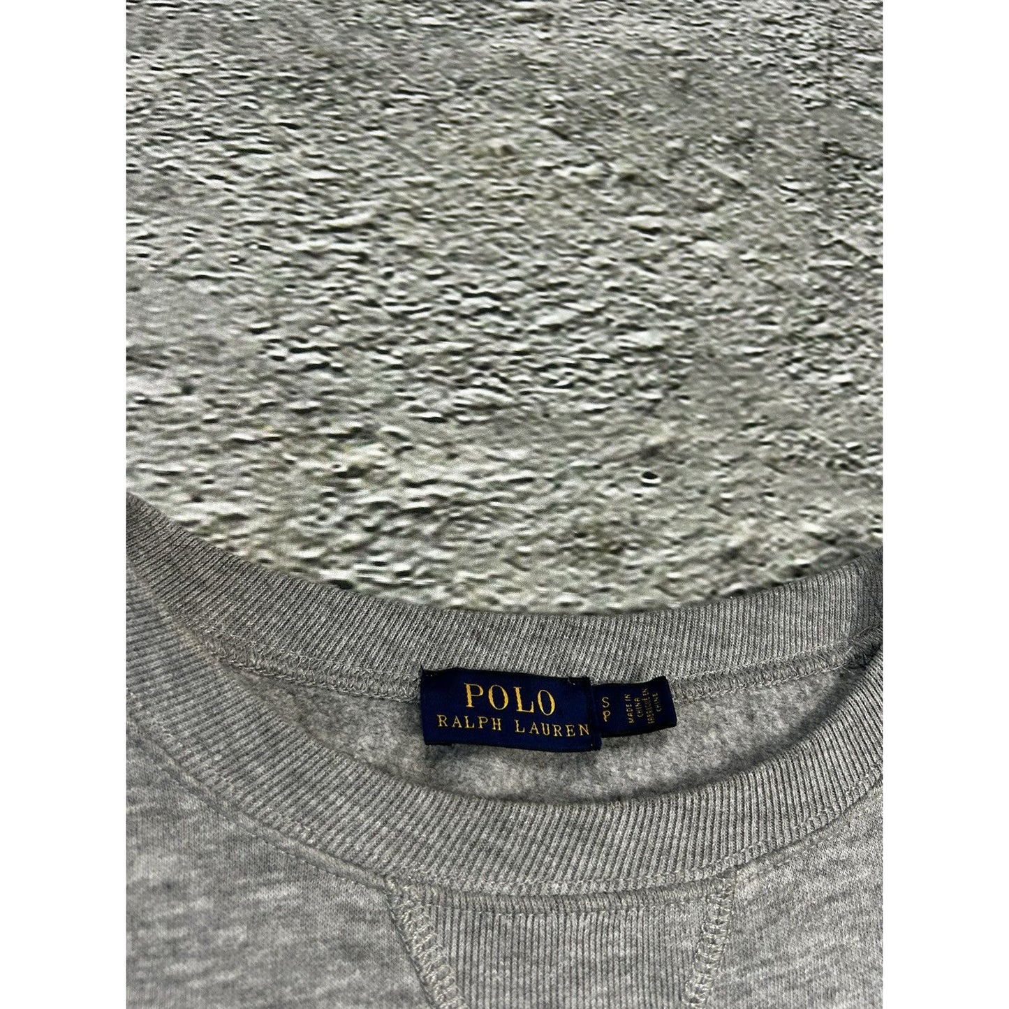 Chief Keef Polo Ralph Lauren sweatshirt grey USA big logo