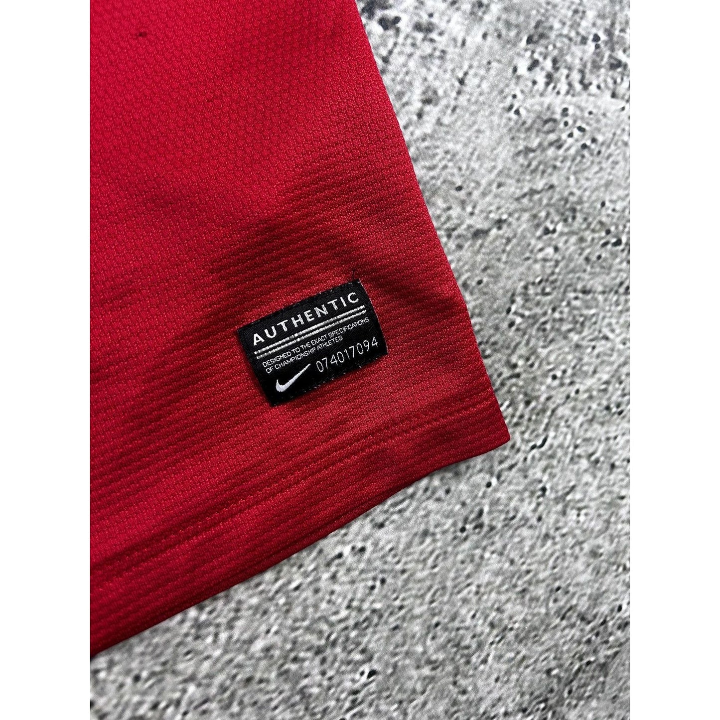 Manchester United jersey red AON vintage 2013 2014 Nike