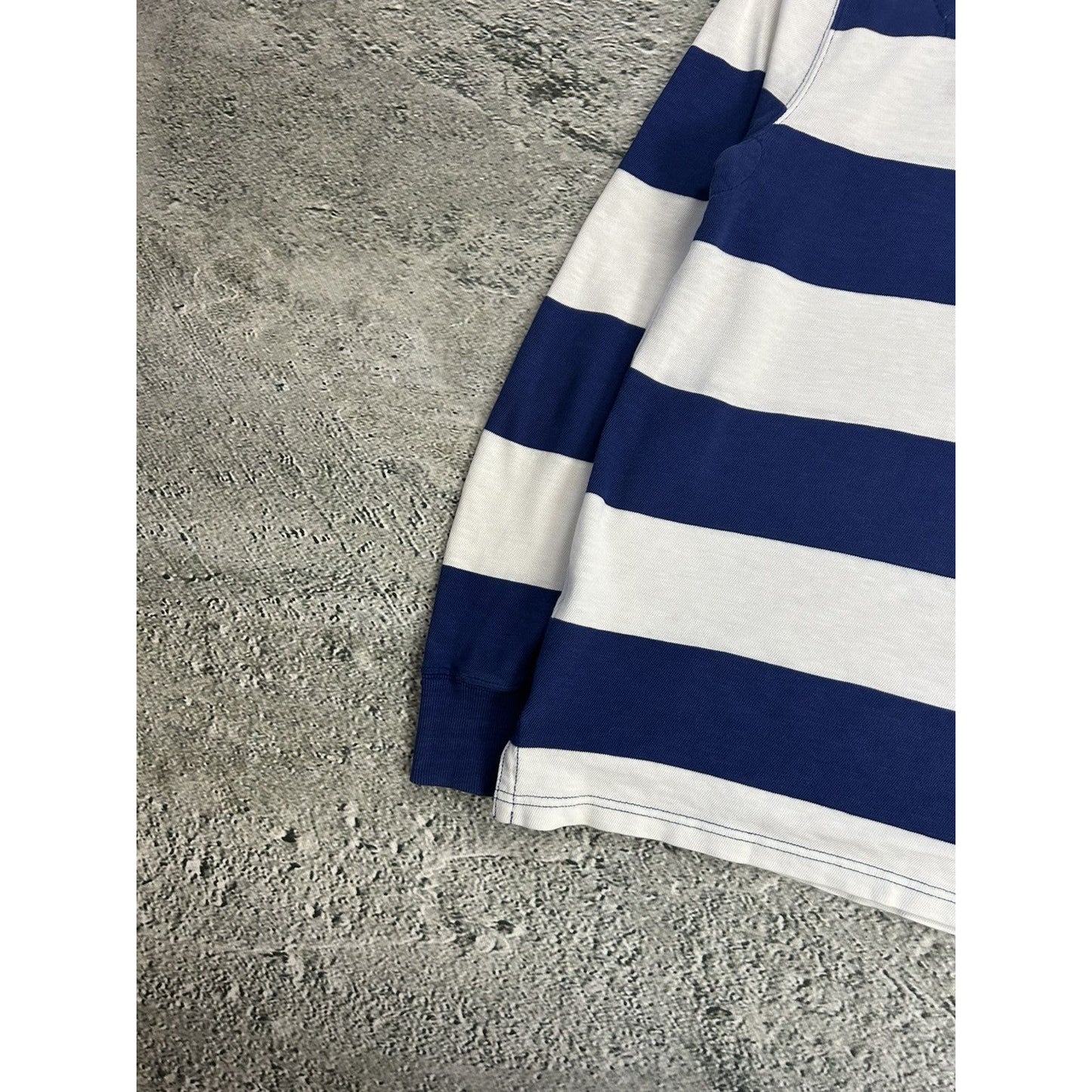 Chief Keef Polo Ralph Lauren striped longsleeve blue white