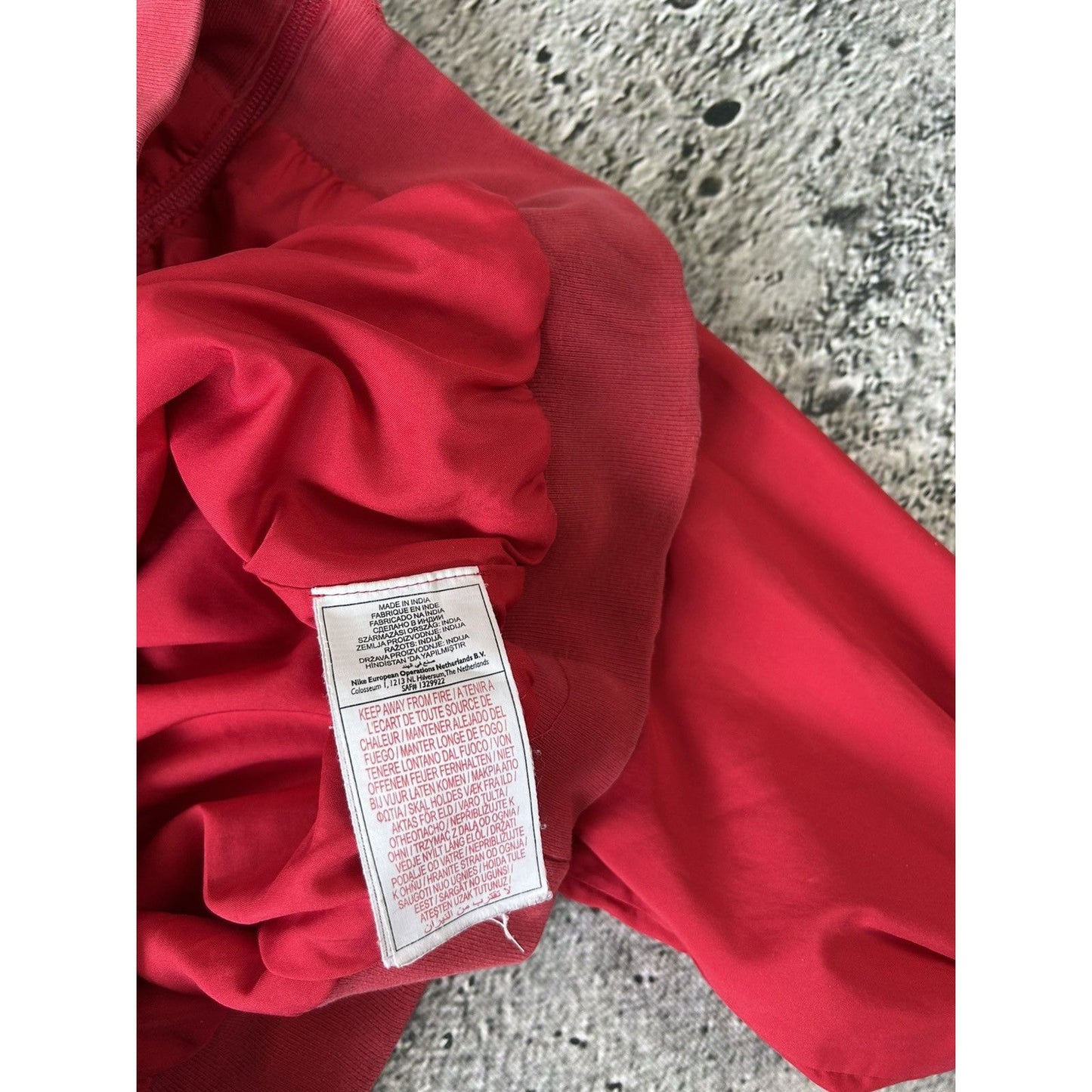 Nike Arsenal track jacket vintage red fly emirates
