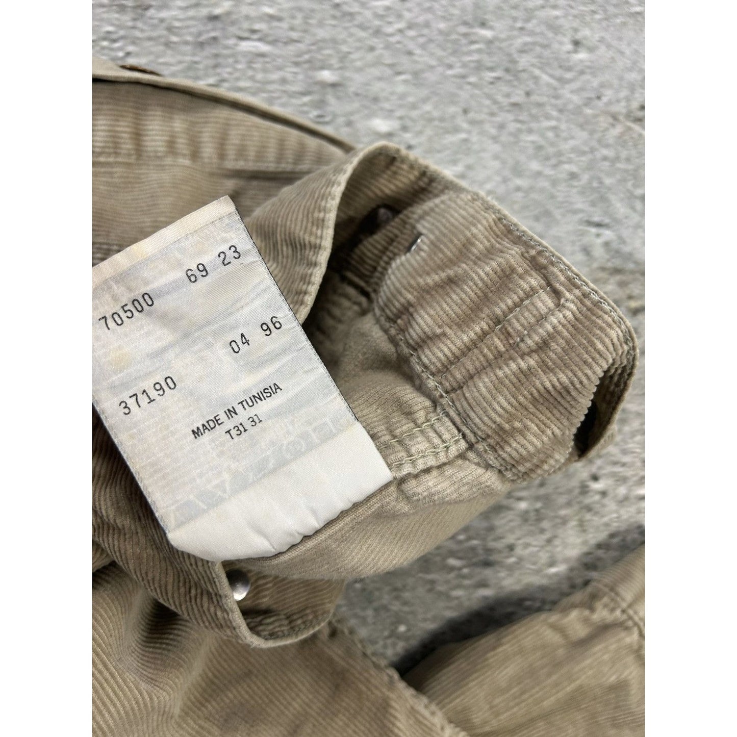 Levi’s corduroy jacket vintage beige silver tab 70500