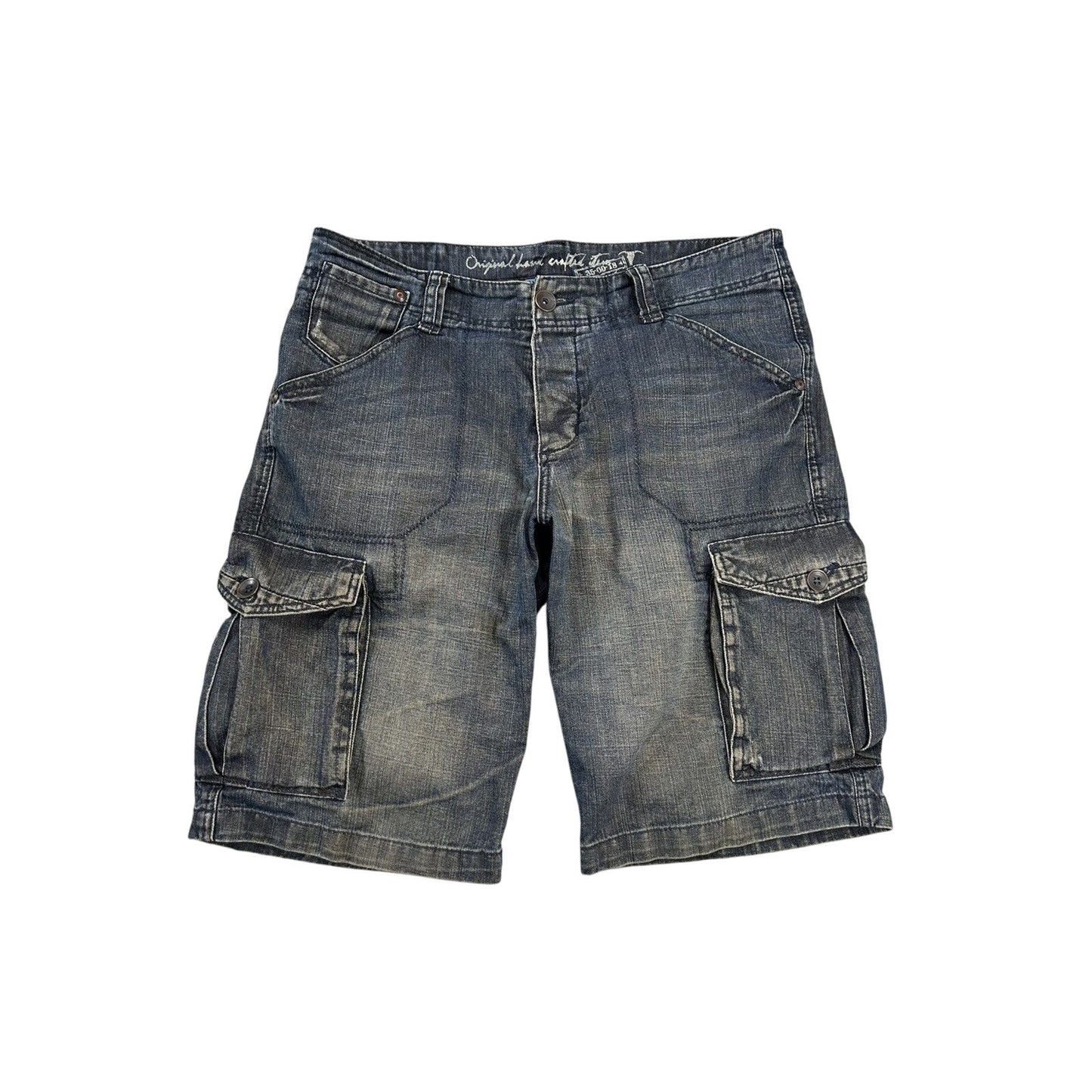 vintage jorts baggy cargo denim shorts EDC by Espirit