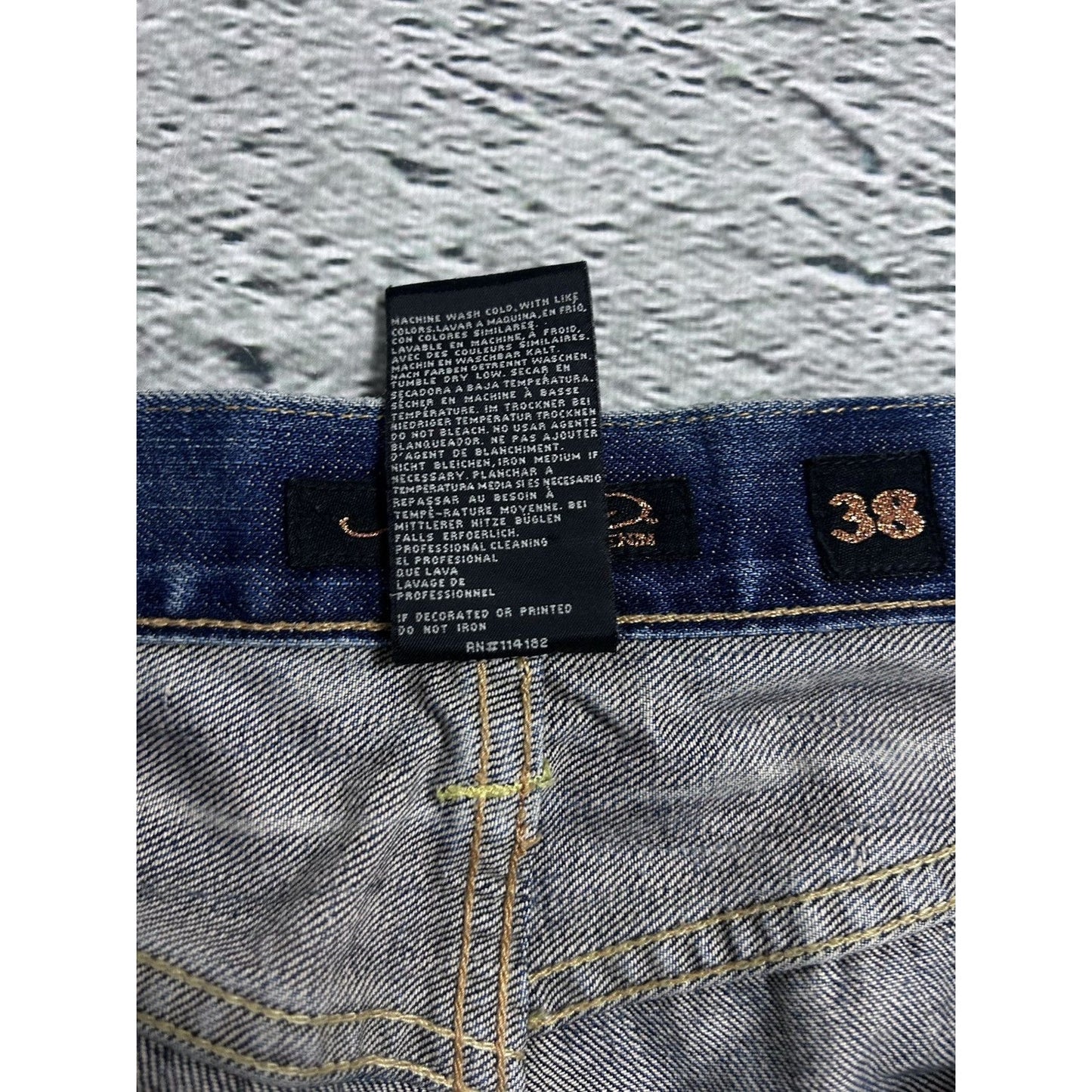 Ed Hardy Christian Audigier vintage jeans big logo pants