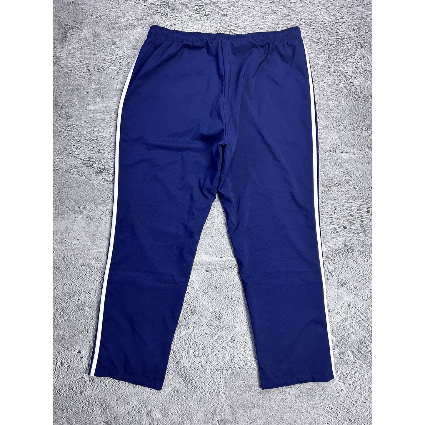Adidas track suit vintage navy blue nylon track pants drill
