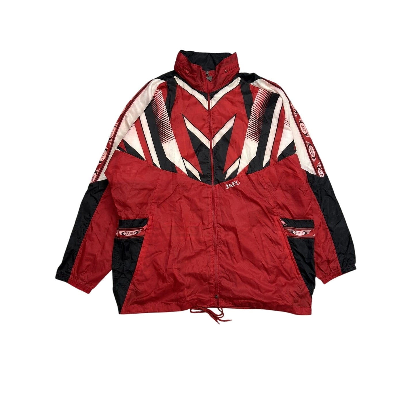 Jako vintage Track Jacket black white red 90s