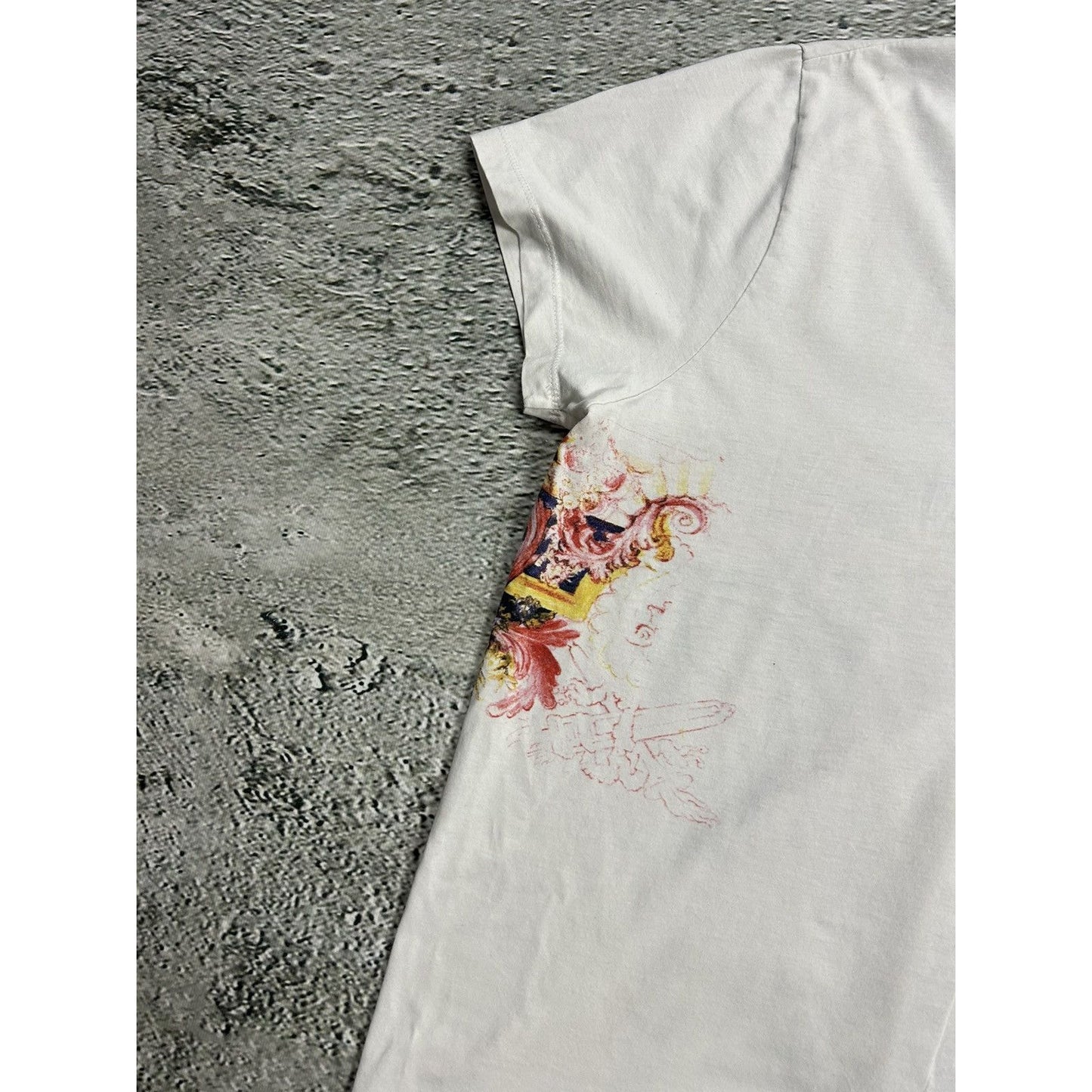 Balenciaga T-shirt floral vintage vneck tee