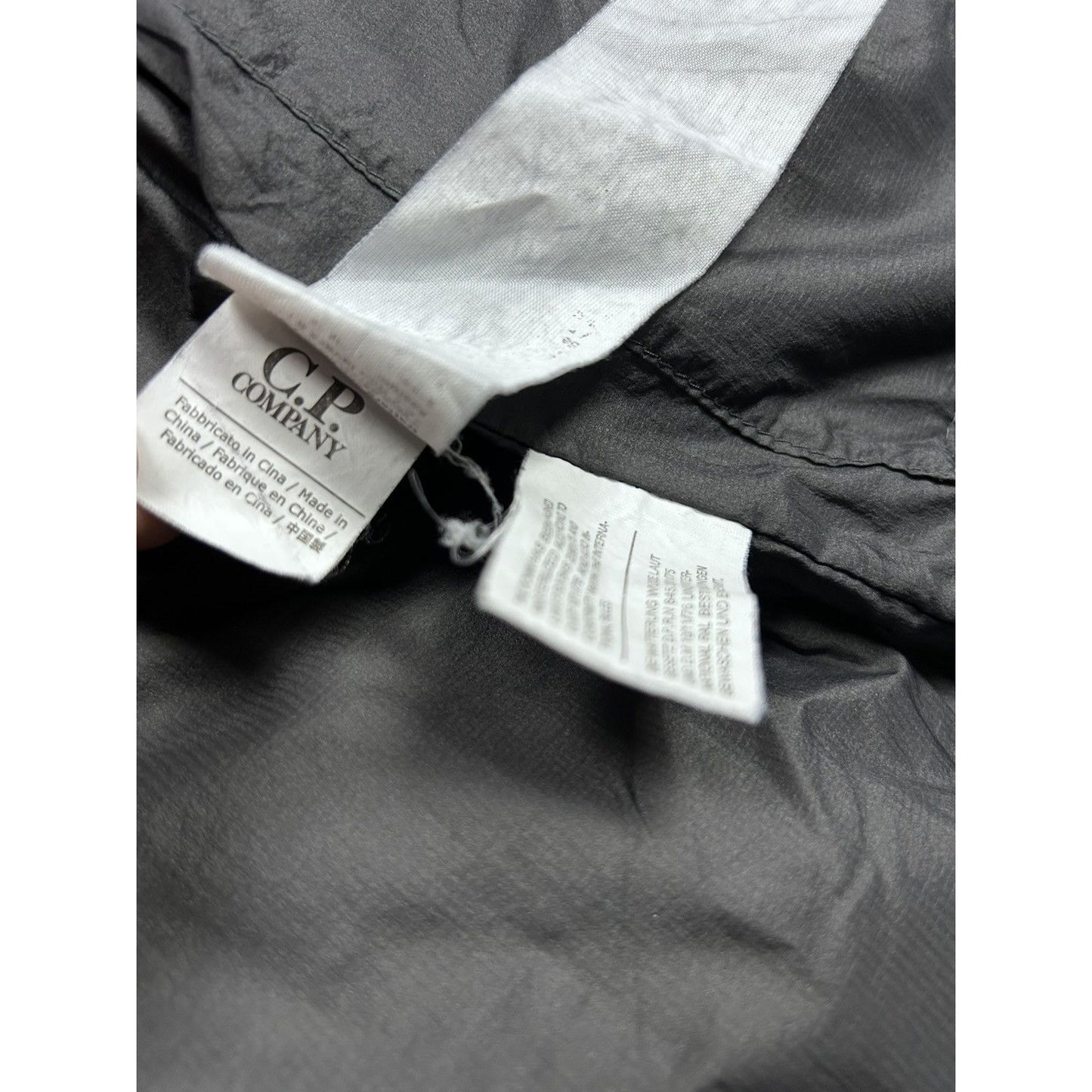 C.P. Company down jacket vest navy gillet archive with badge