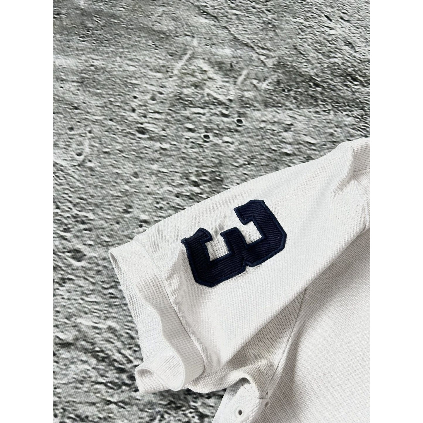 Chief Keef Polo Ralph Lauren vintage white polo USA T-shirt big pony