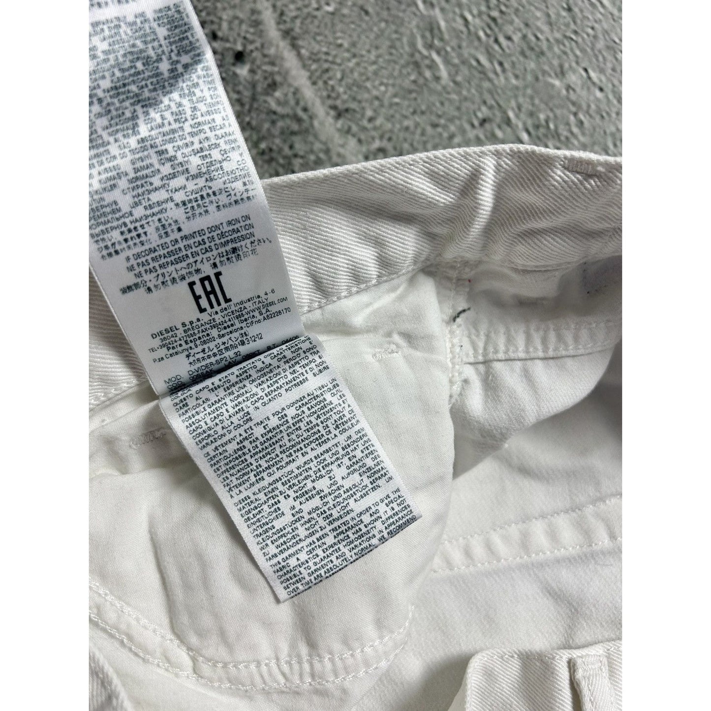 Diesel jeans vintage white Solitude from Above
