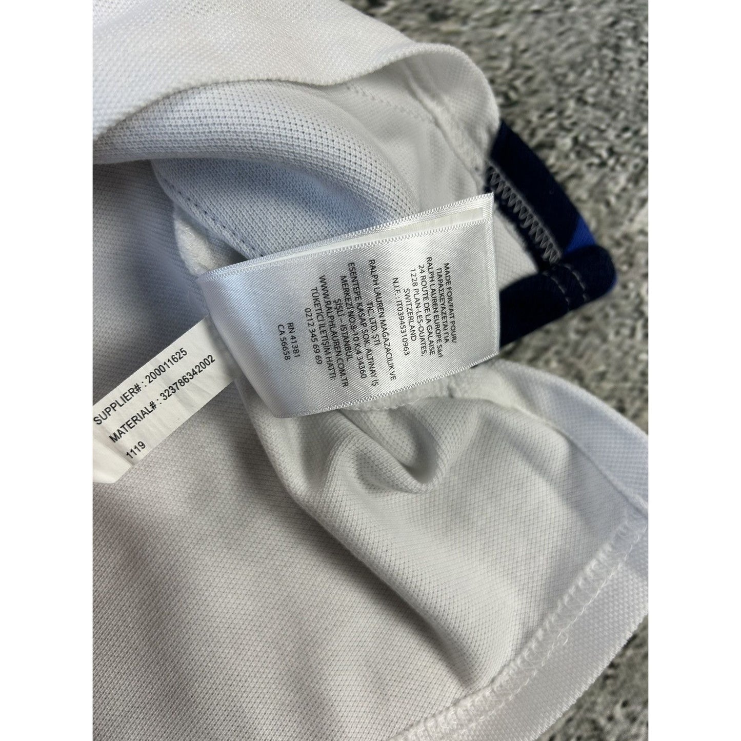 Chief Keef Polo Ralph Lauren white polo shirt big pony