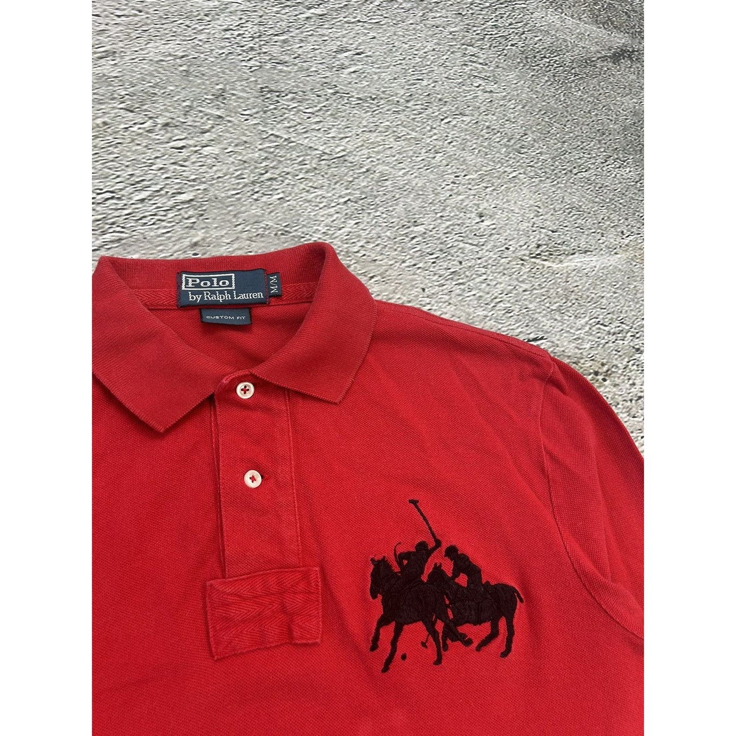 Polo Ralph Lauren vintage longsleeve rugby red big pony