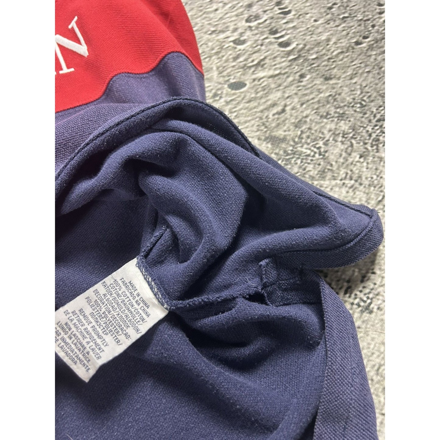 Chief Keef Polo Ralph Lauren Great Britain vintage red navy