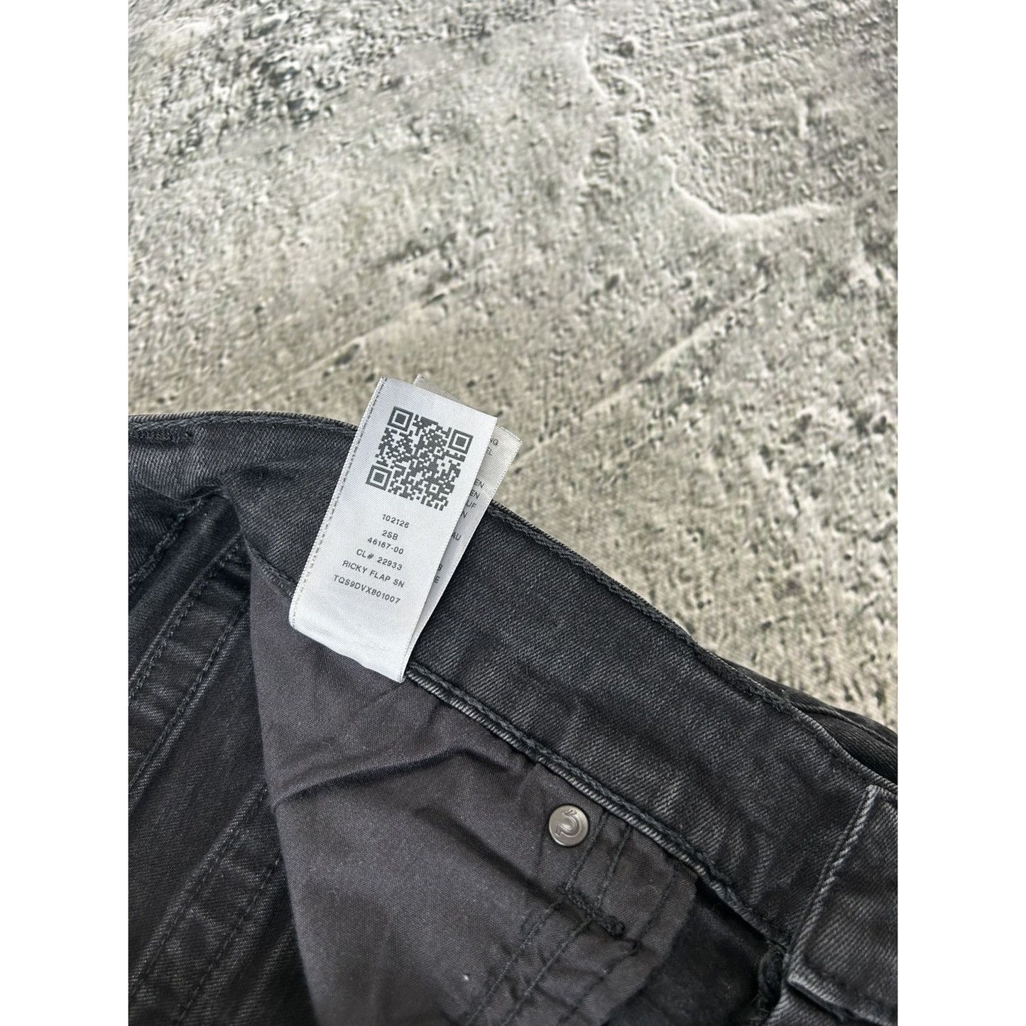 True Religion vintage black jeans denim pants Y2K Ricky