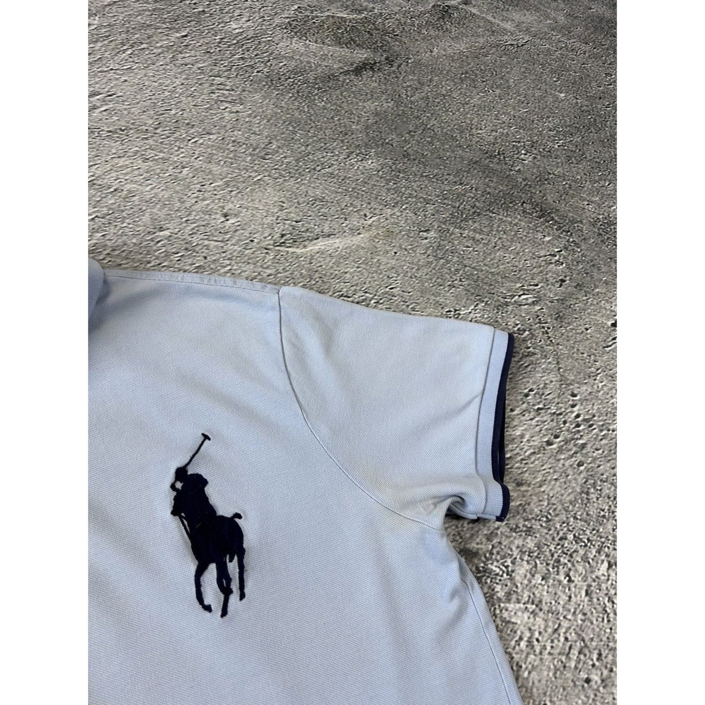 Chief Keef Polo Ralph Lauren baby blue T-shirt big pony