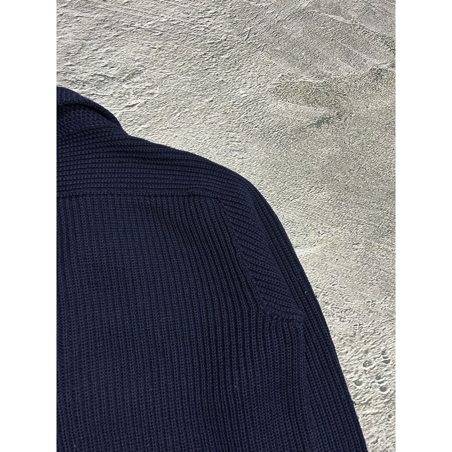 Christian Dior Monsieur Cardigan vintage 70s sweater navy
