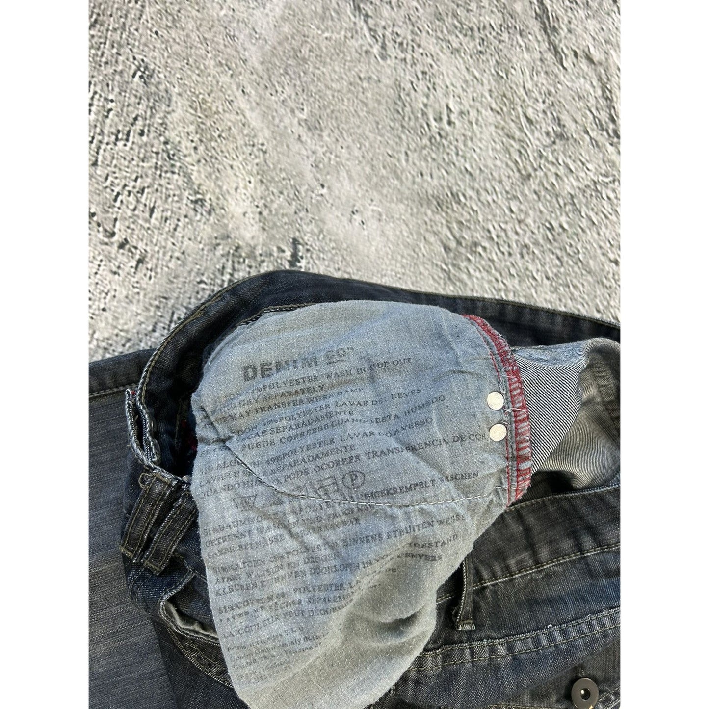 Y2K baggy jeans vintage black