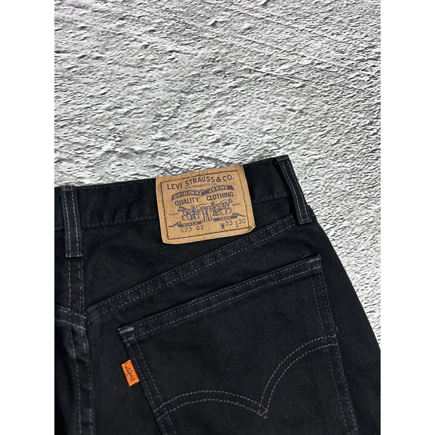 Levi’s jeans Orange tab black vintage denim pants