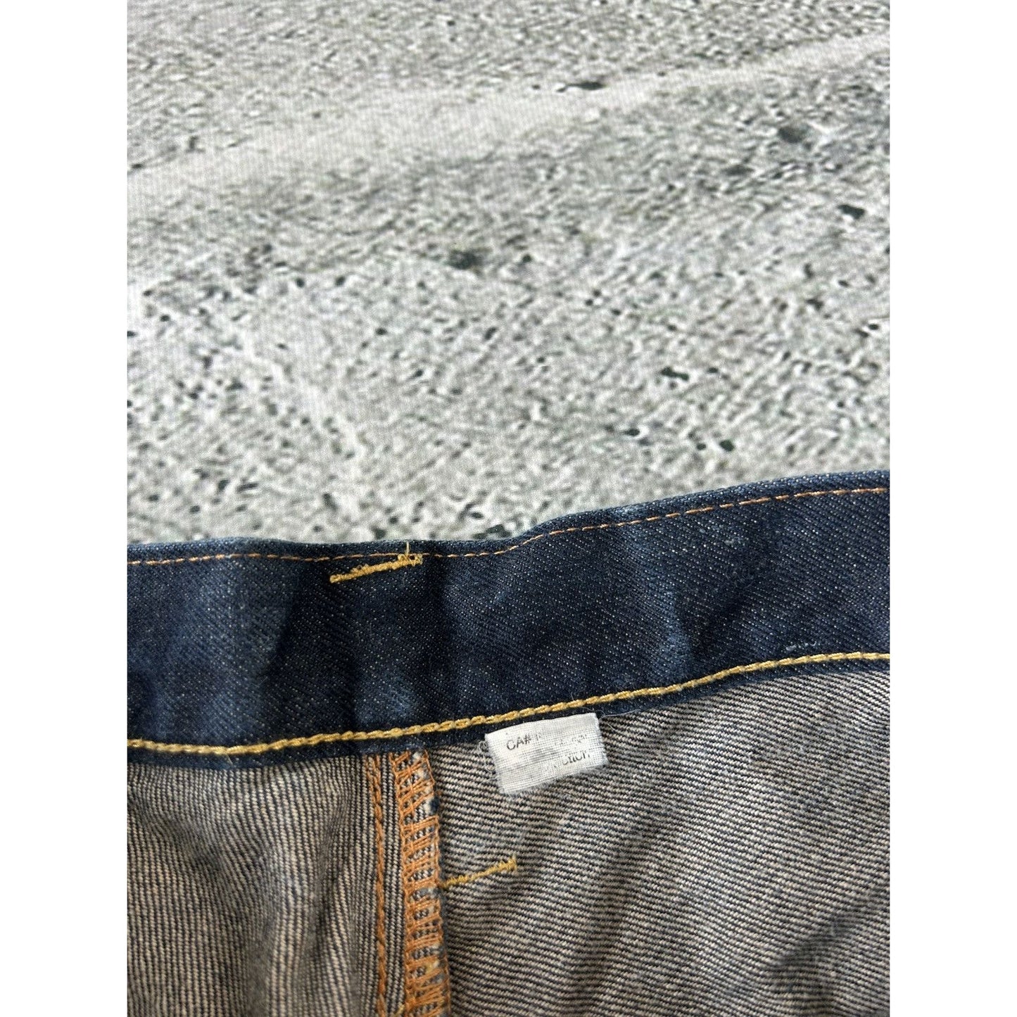 Evisu jeans vintage inside out selvedge red embroidery