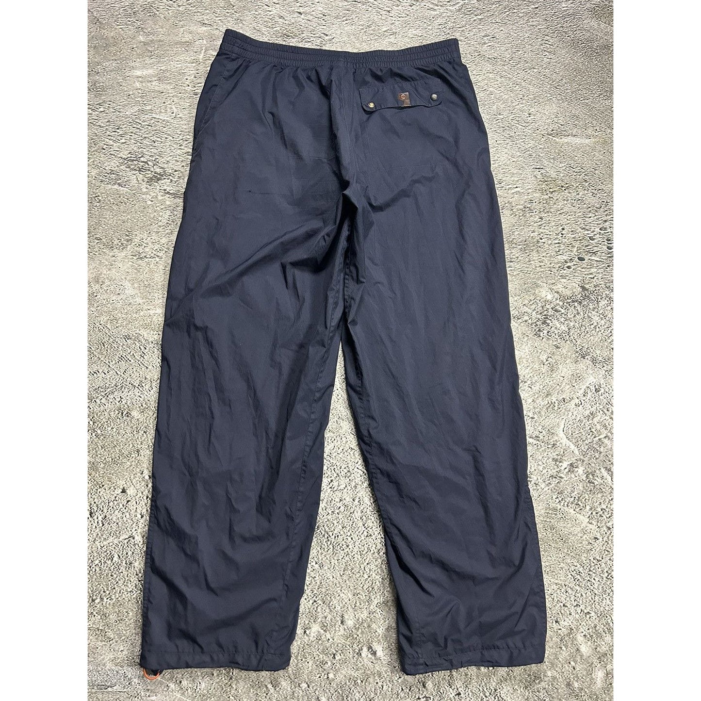 Adidas vintage navy orange nylon track pants 2000s