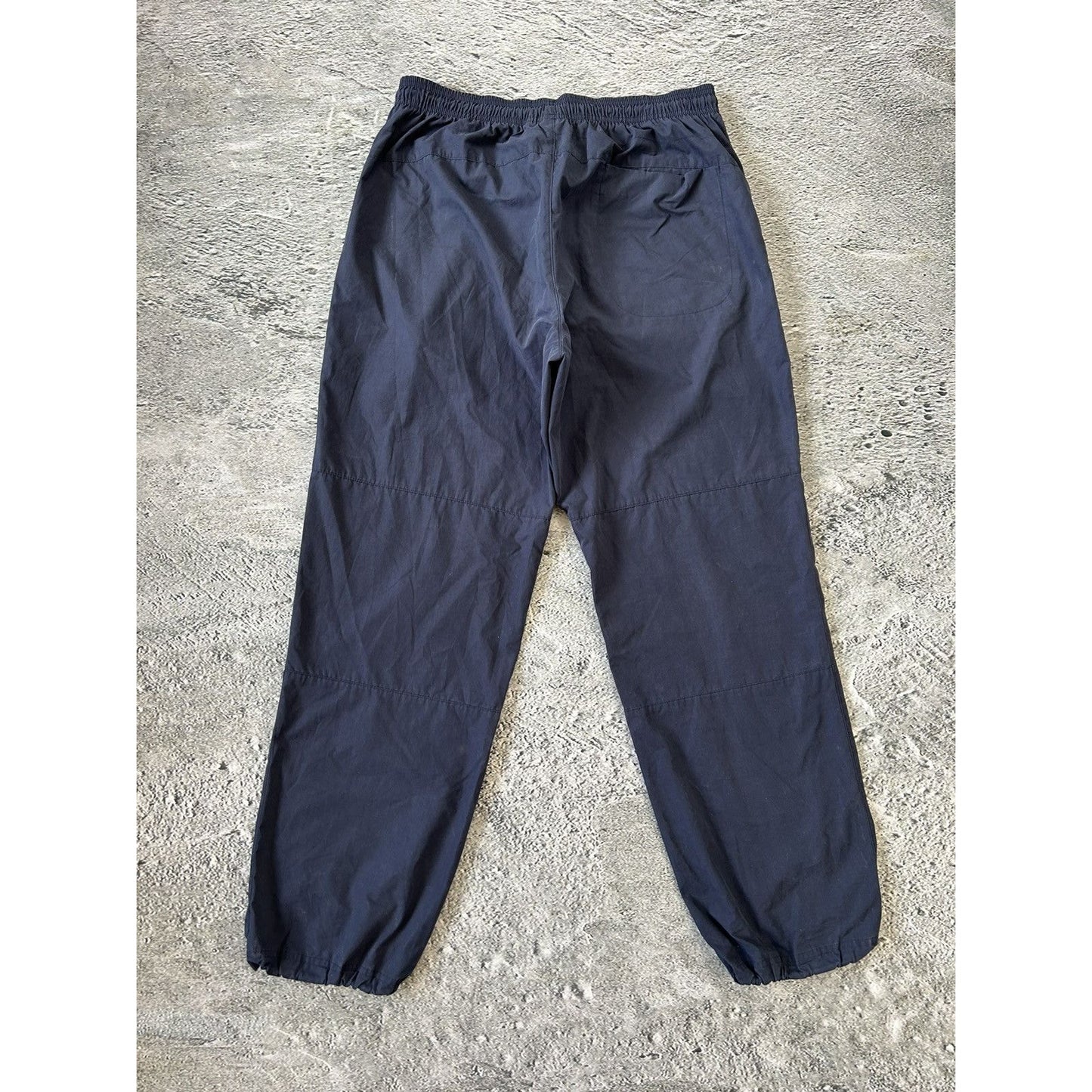 Adidas vintage navy nylon track pants baggy small logo 2000s