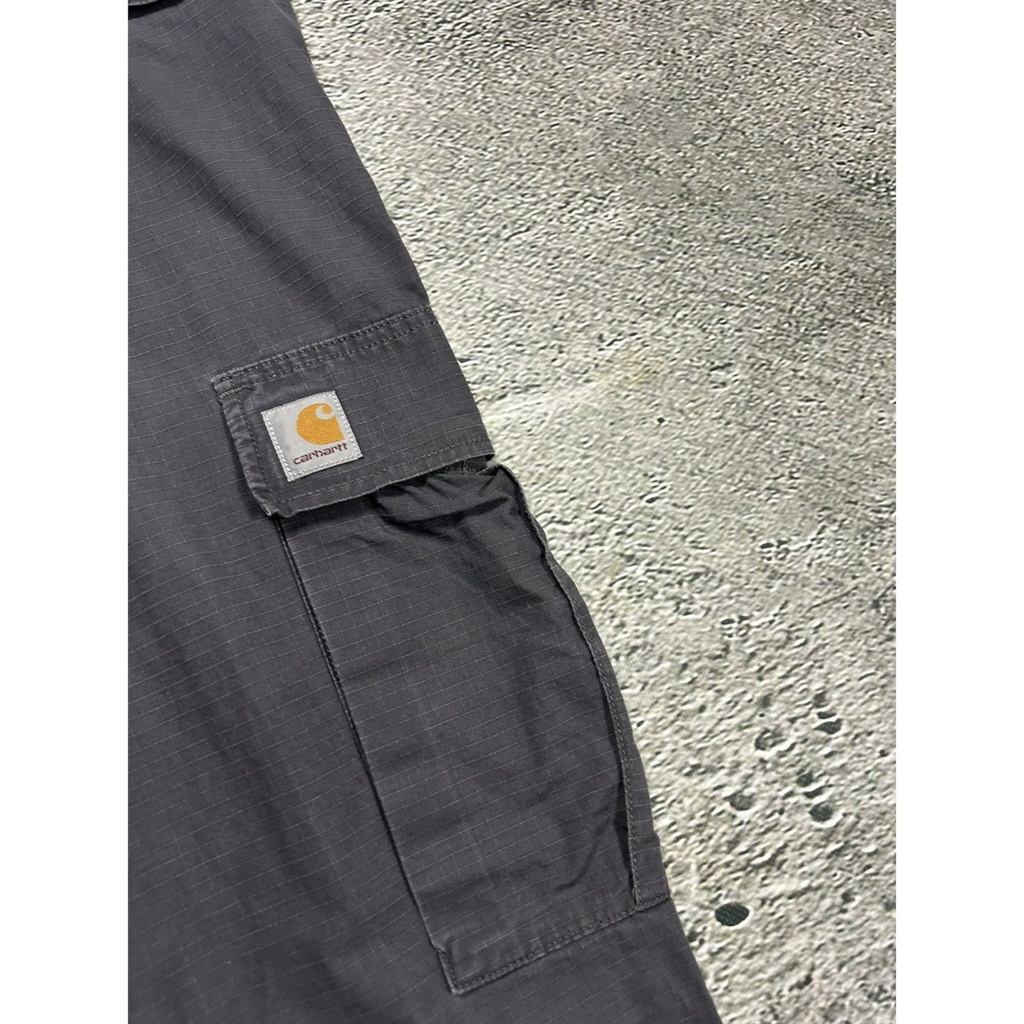 Carhartt vintage cargo pants grey workwear regular baggy
