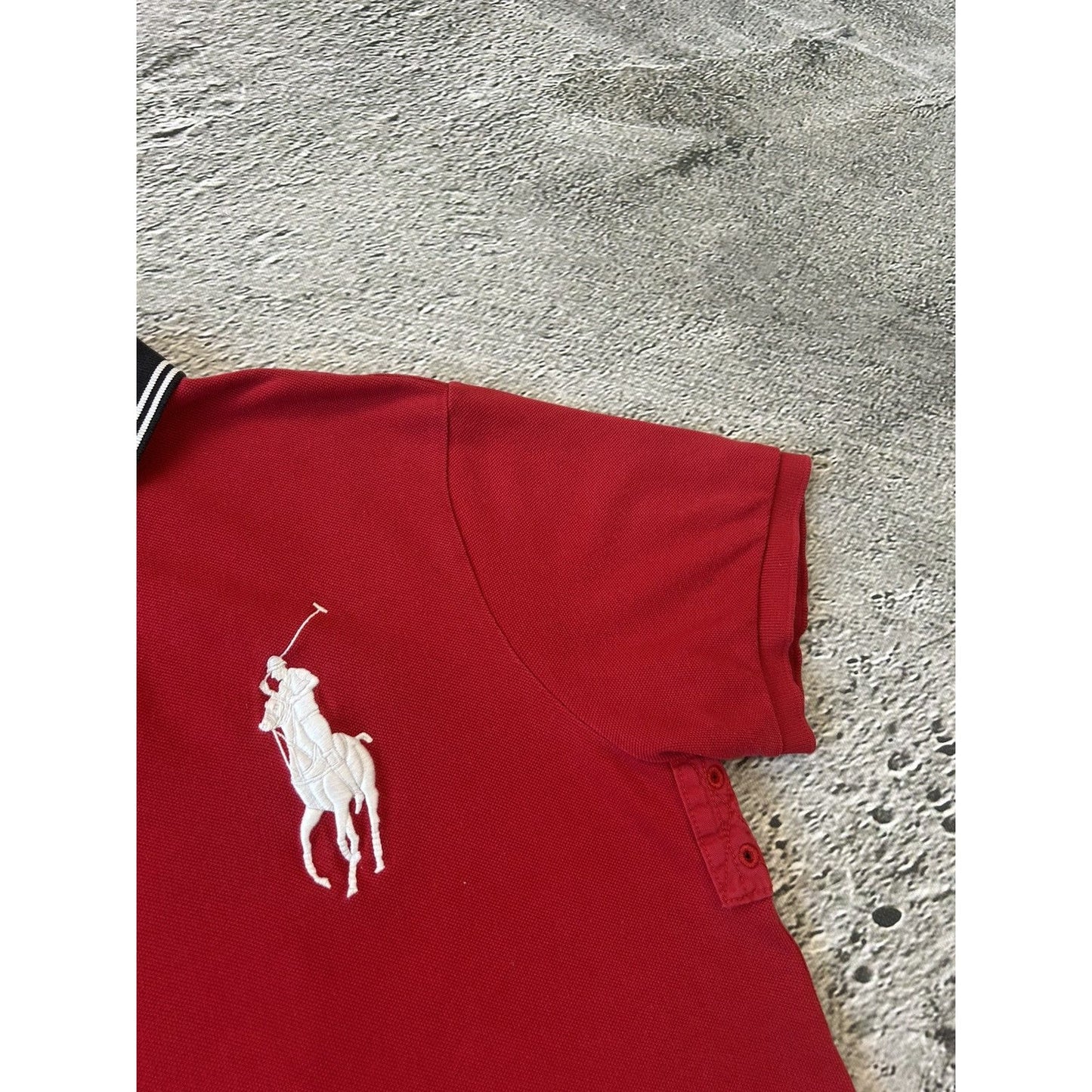 Chief Keef Polo Ralph Lauren Spain vintage red polo shirt