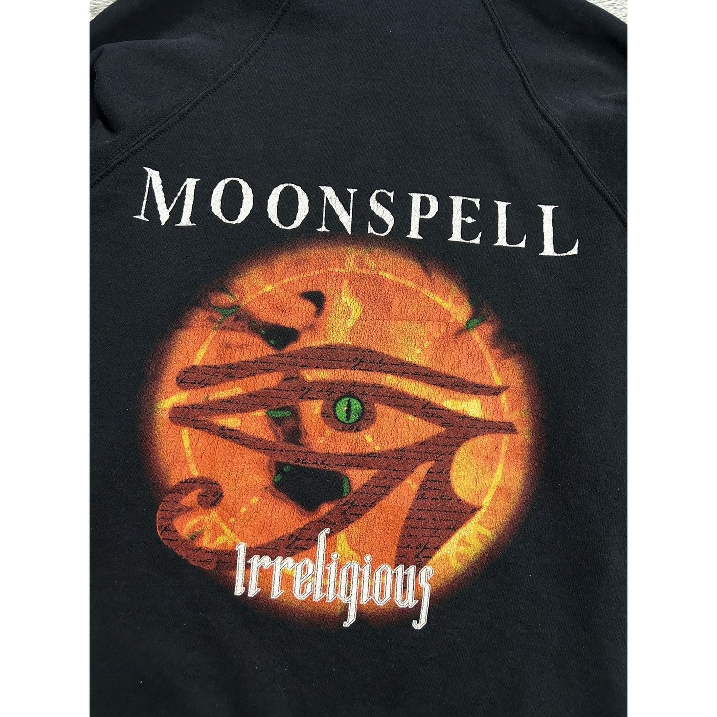 Vintage 90s Moonspell irreligious hoodie Big logo size XL