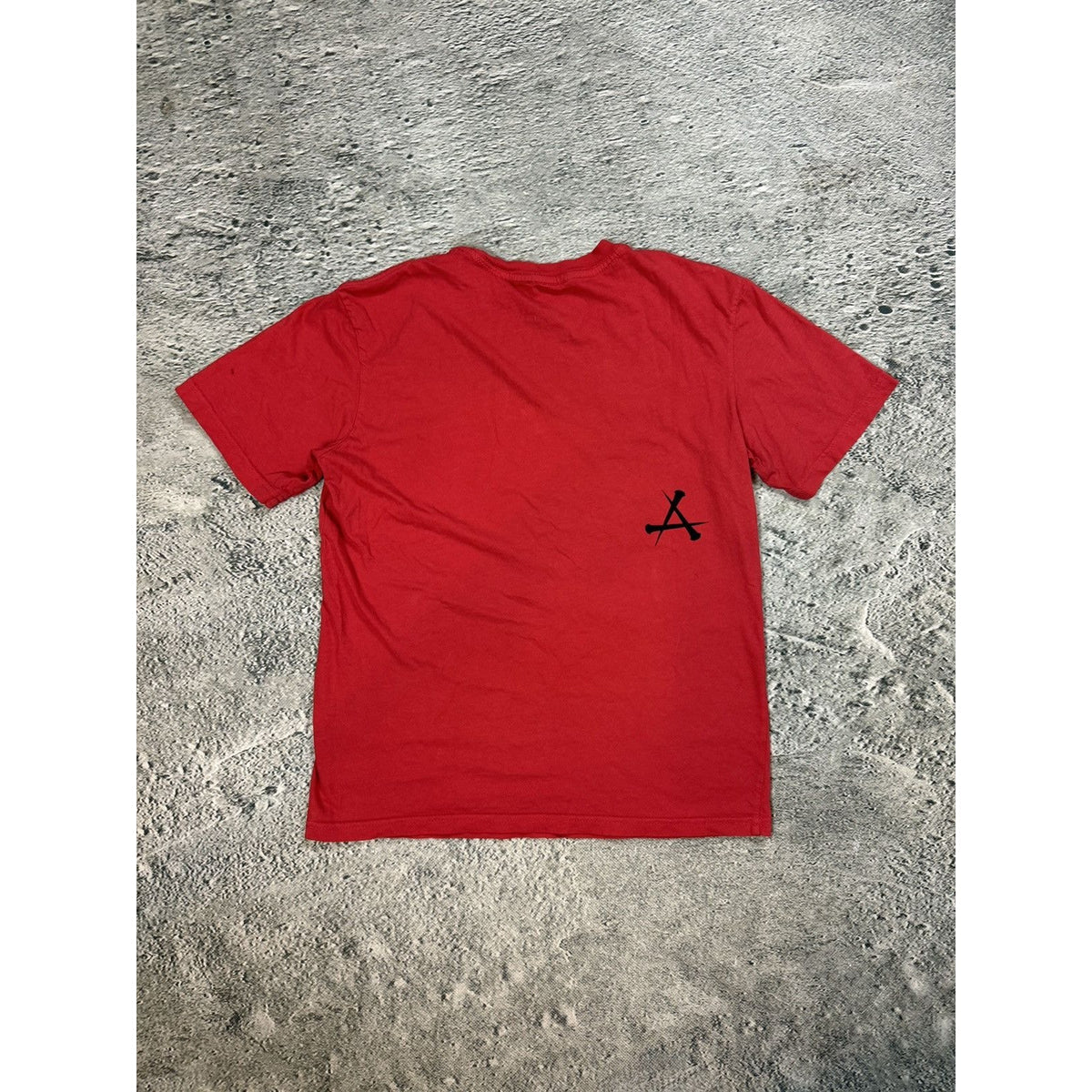 Affliction Vintage Y2K Red T-shirt fullprint