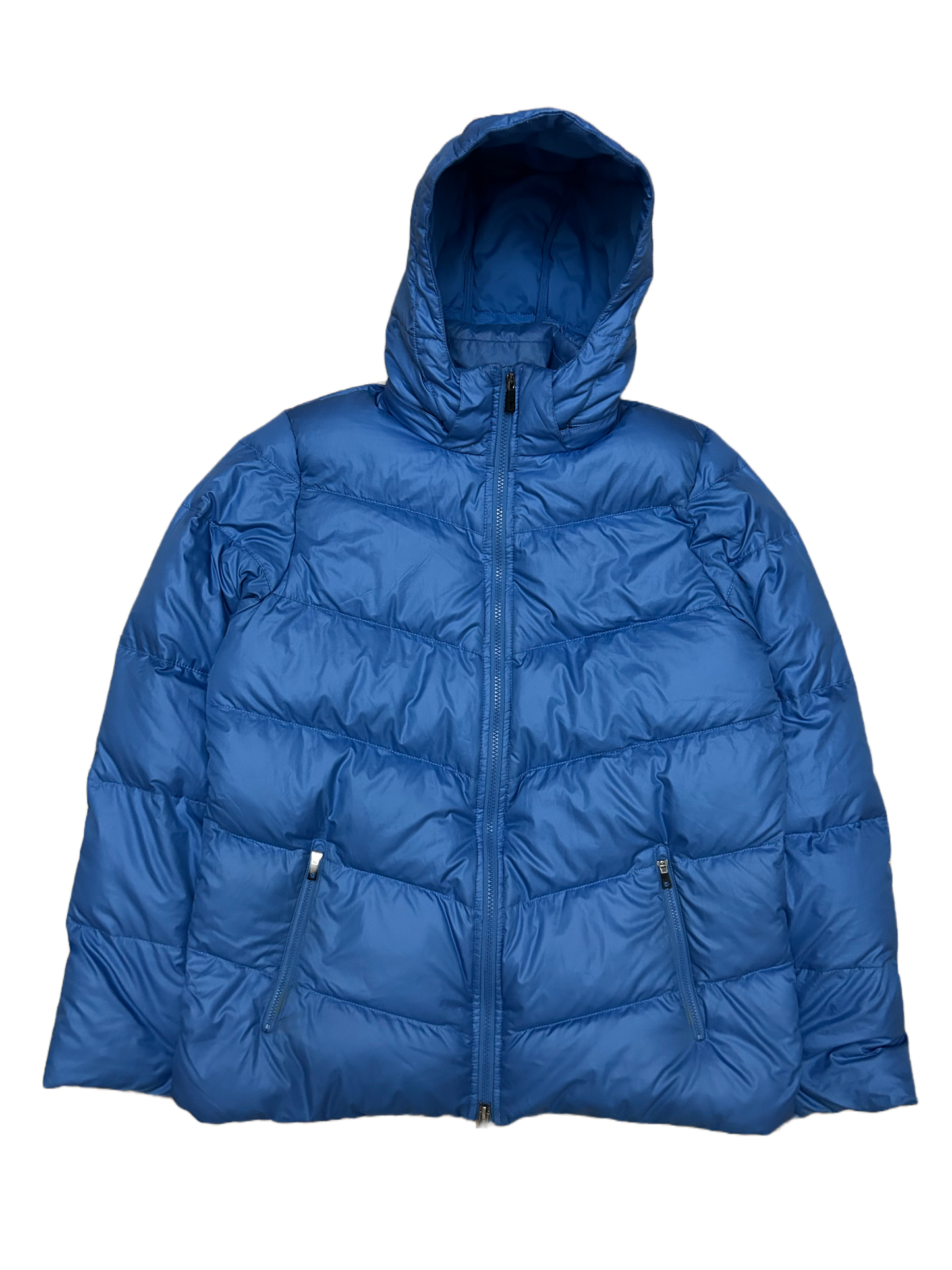 Nike vintage blue puffer jacket small swoosh
