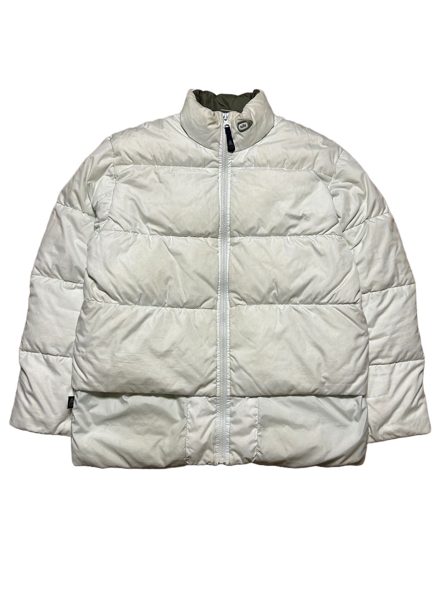Nike vintage white puffer jacket 2000s