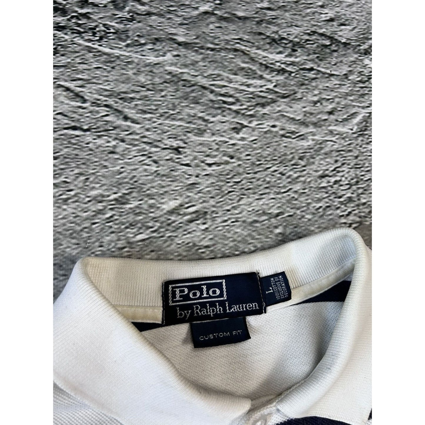 Chief Keef Polo Ralph Lauren vintage big pony white navy