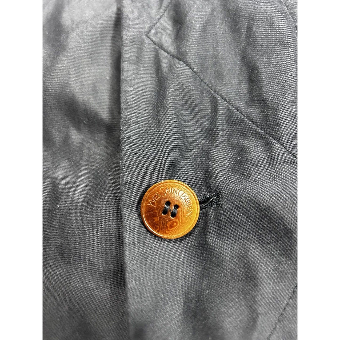 Yves Saint Laurent vintage navy coat